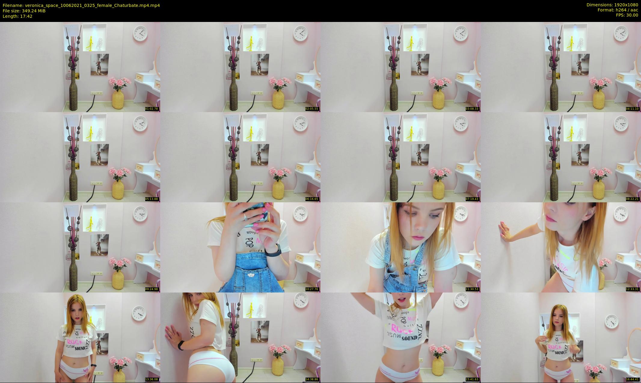 veronica_space — 18 minute Chaturbate female cam show recording, 1080p, Jun 10, 2021
