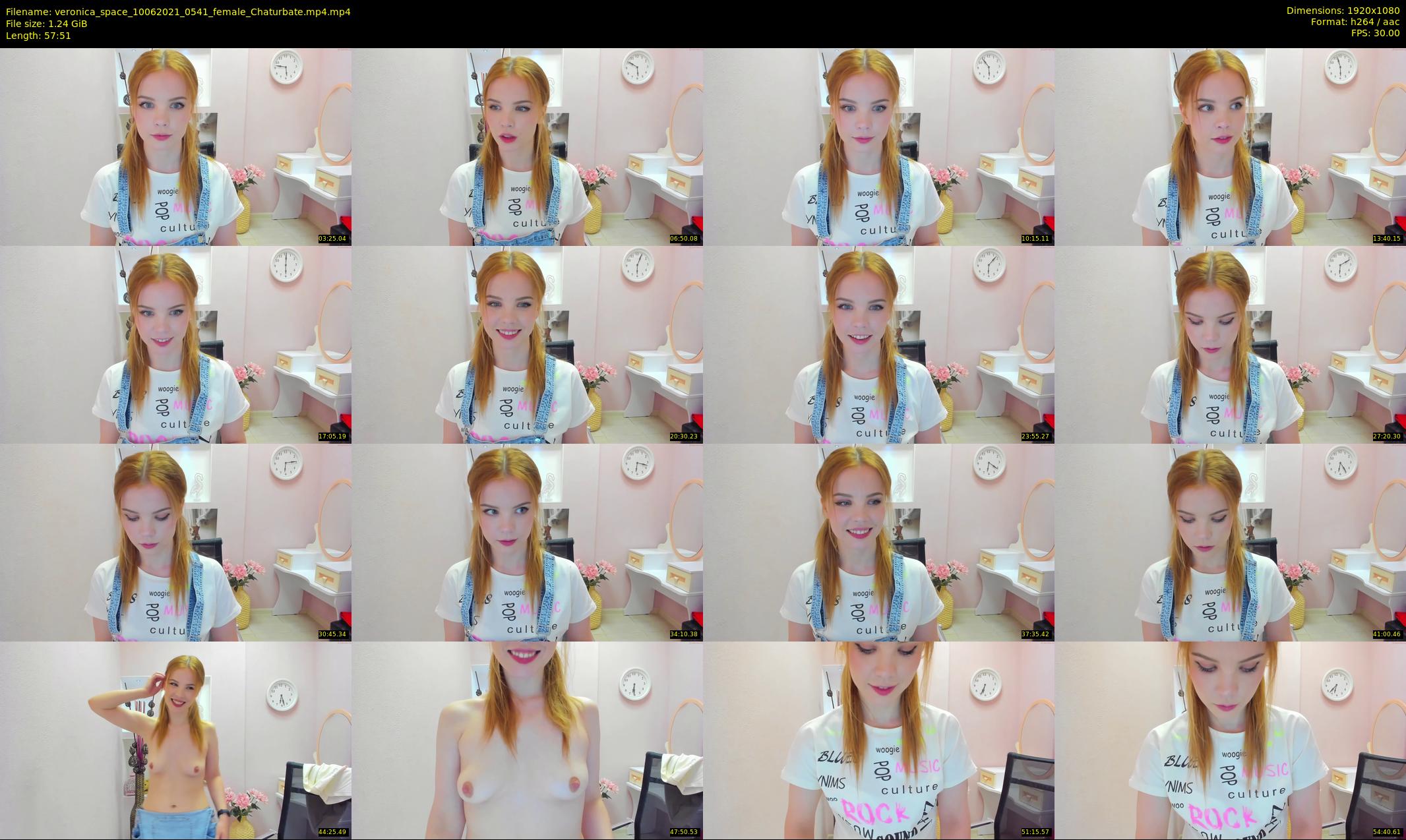 veronica_space — 58 minute Chaturbate female cam show recording, 1080p, Jun 10, 2021