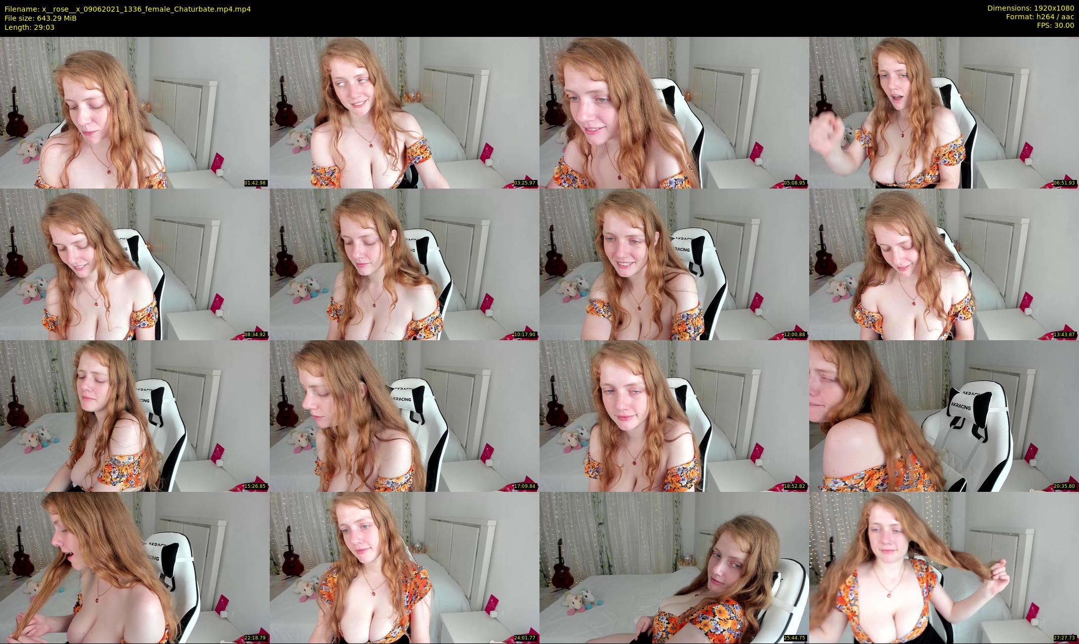 x__rose__x — 30 minute Chaturbate female cam show recording, 1080p, Jun 9, 2021
