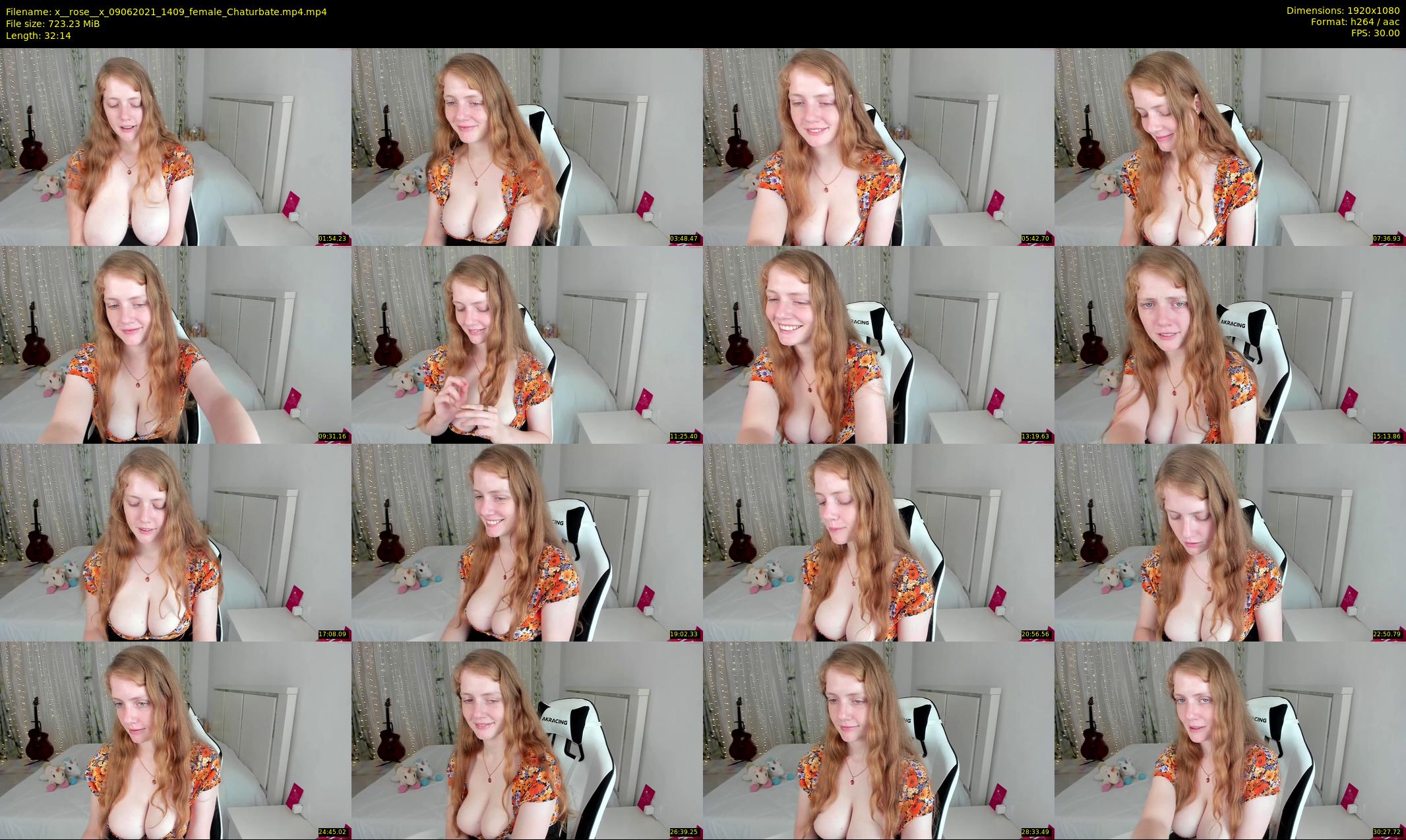 x__rose__x — 33 minute Chaturbate female cam show recording, 1080p, Jun 9, 2021