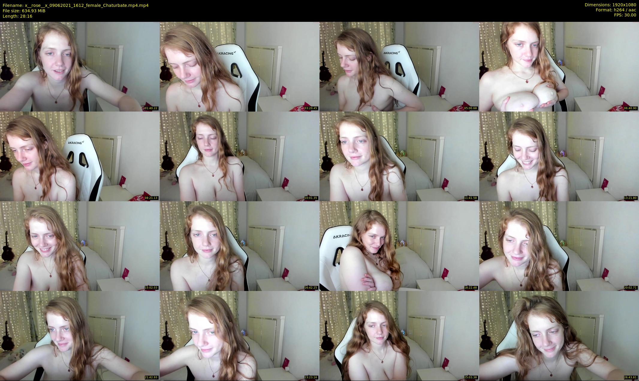 x__rose__x — 29 minute Chaturbate female cam show recording, 1080p, Jun 9, 2021