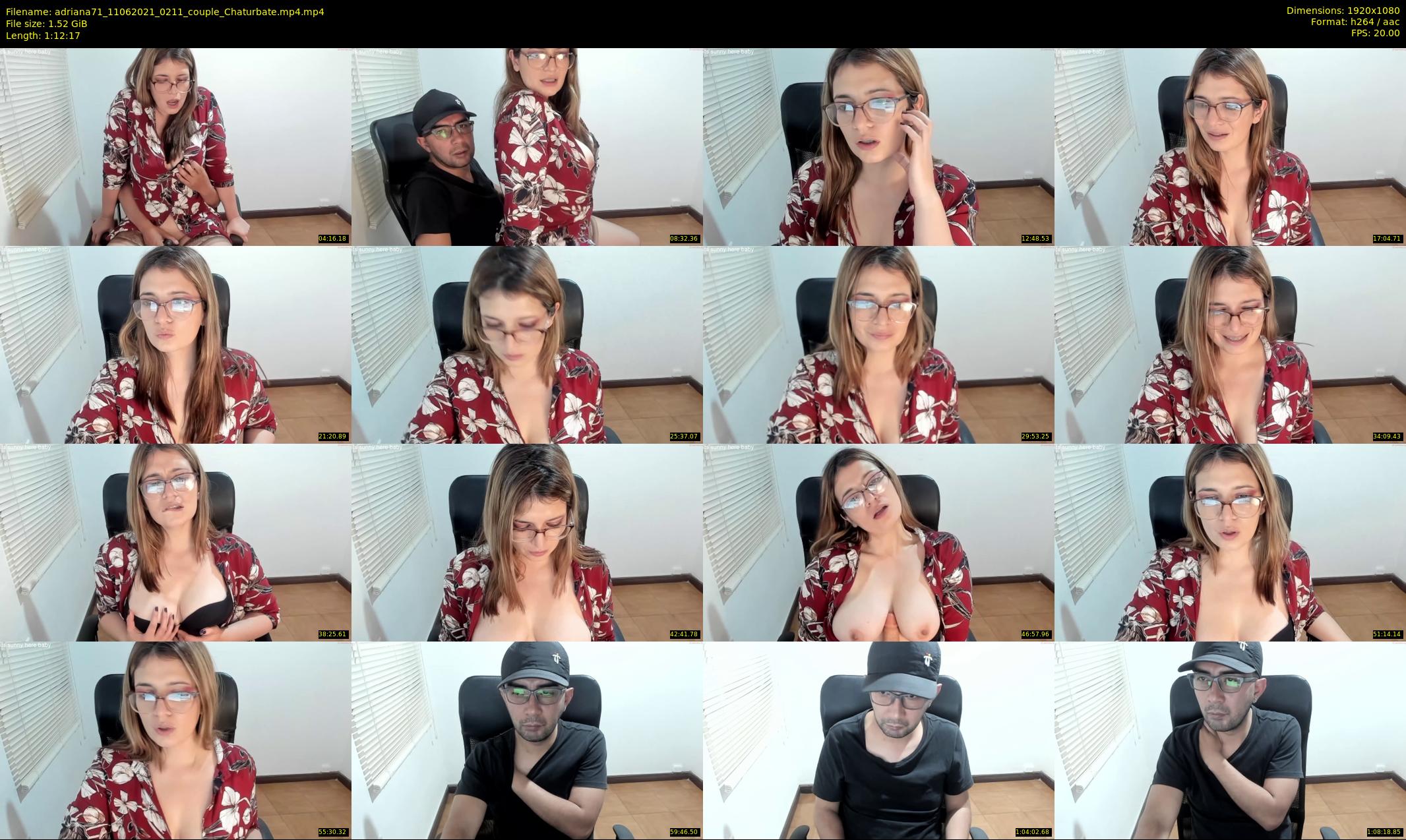 adriana71 — 73 minute Chaturbate couple cam show recording, 1080p, Jun 11, 2021
