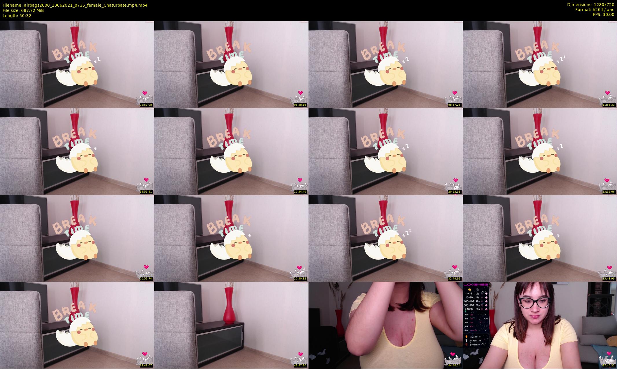 airbags2000 — 51 minute Chaturbate female cam show recording, 720p, Jun 10, 2021