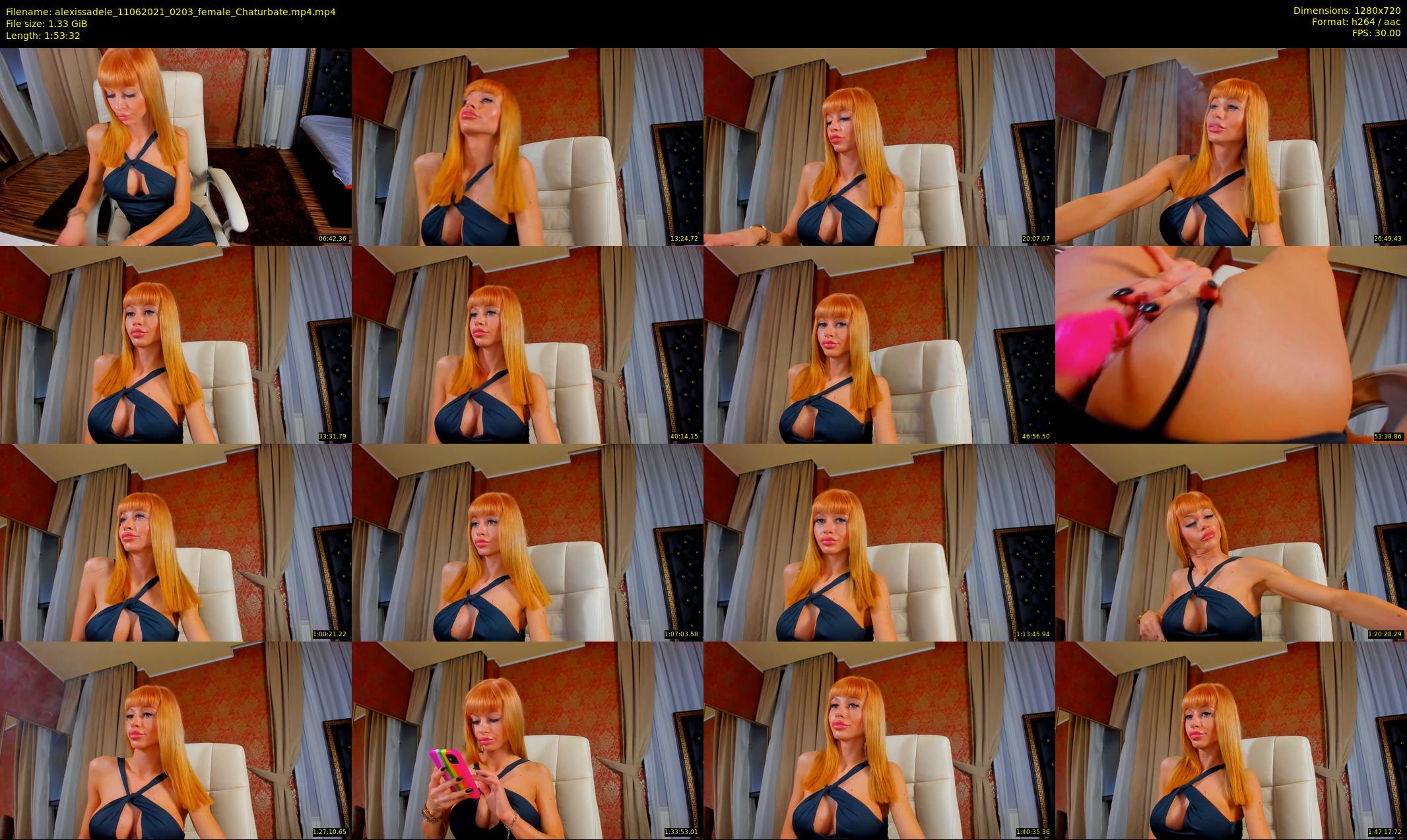 alexissadele — 114 minute Chaturbate female cam show recording, 720p, Jun 11, 2021