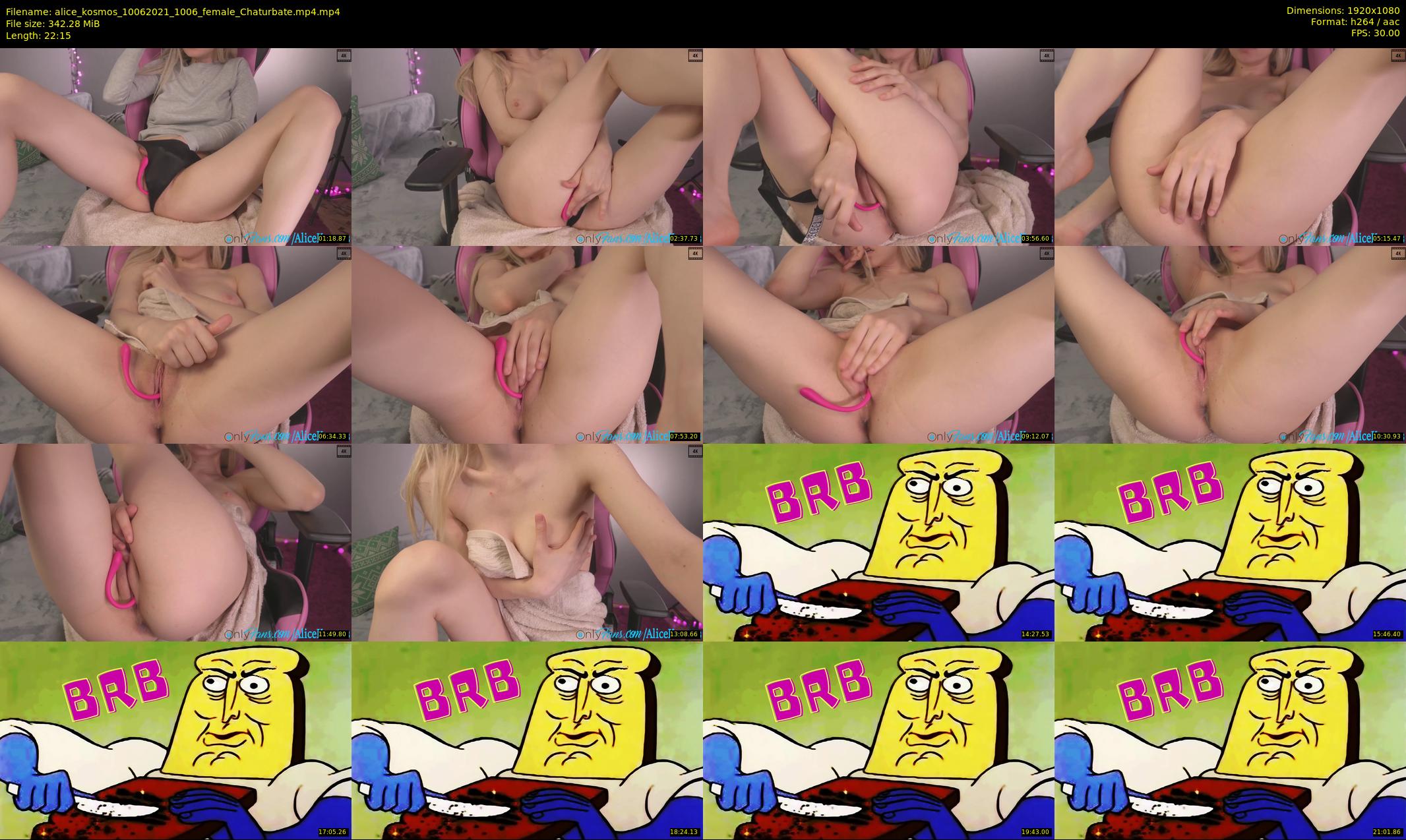 alice_kosmos — 23 minute Chaturbate female cam show recording, 1080p, Jun 10, 2021