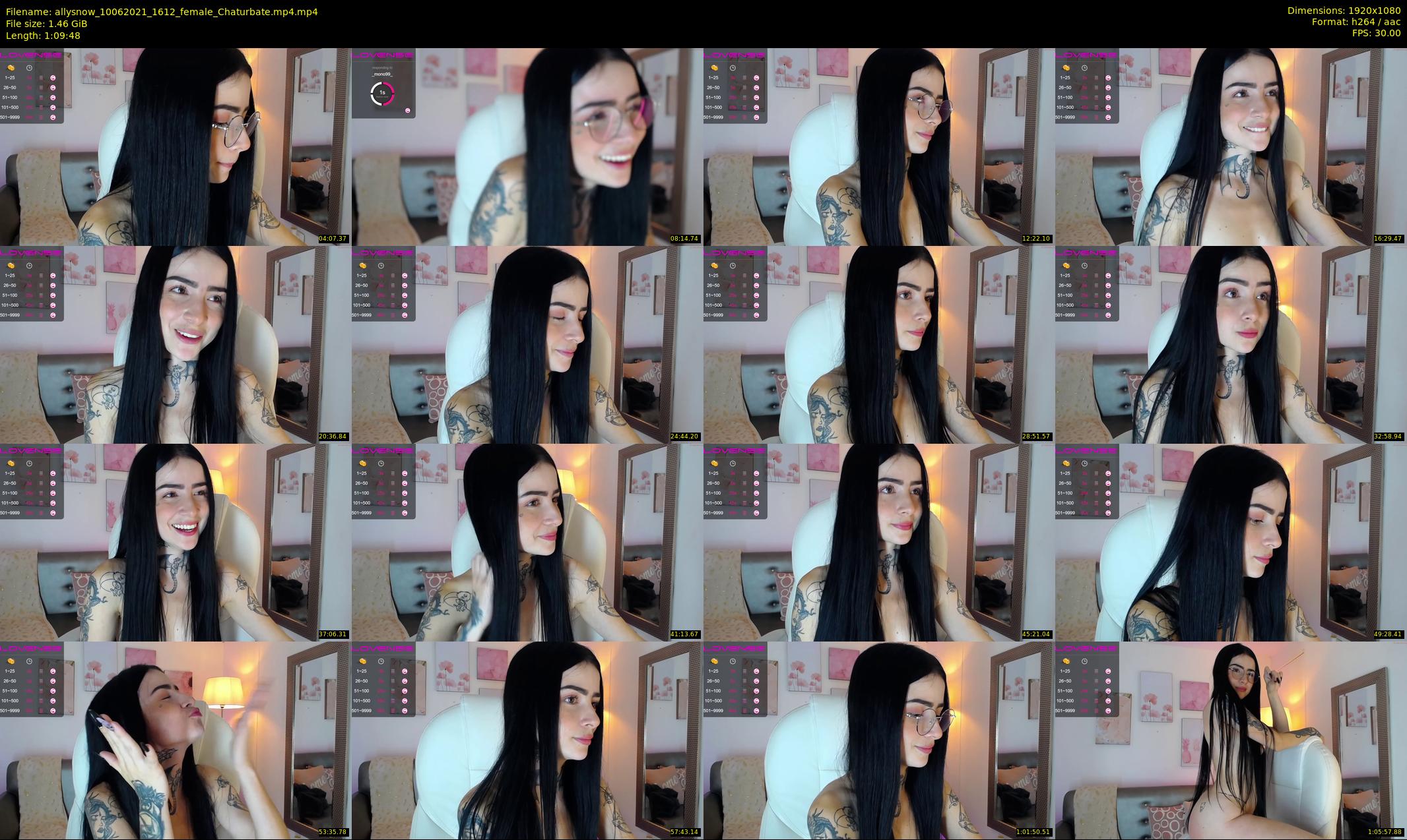 allysnow — 70 minute Chaturbate female cam show recording, 1080p, Jun 10, 2021