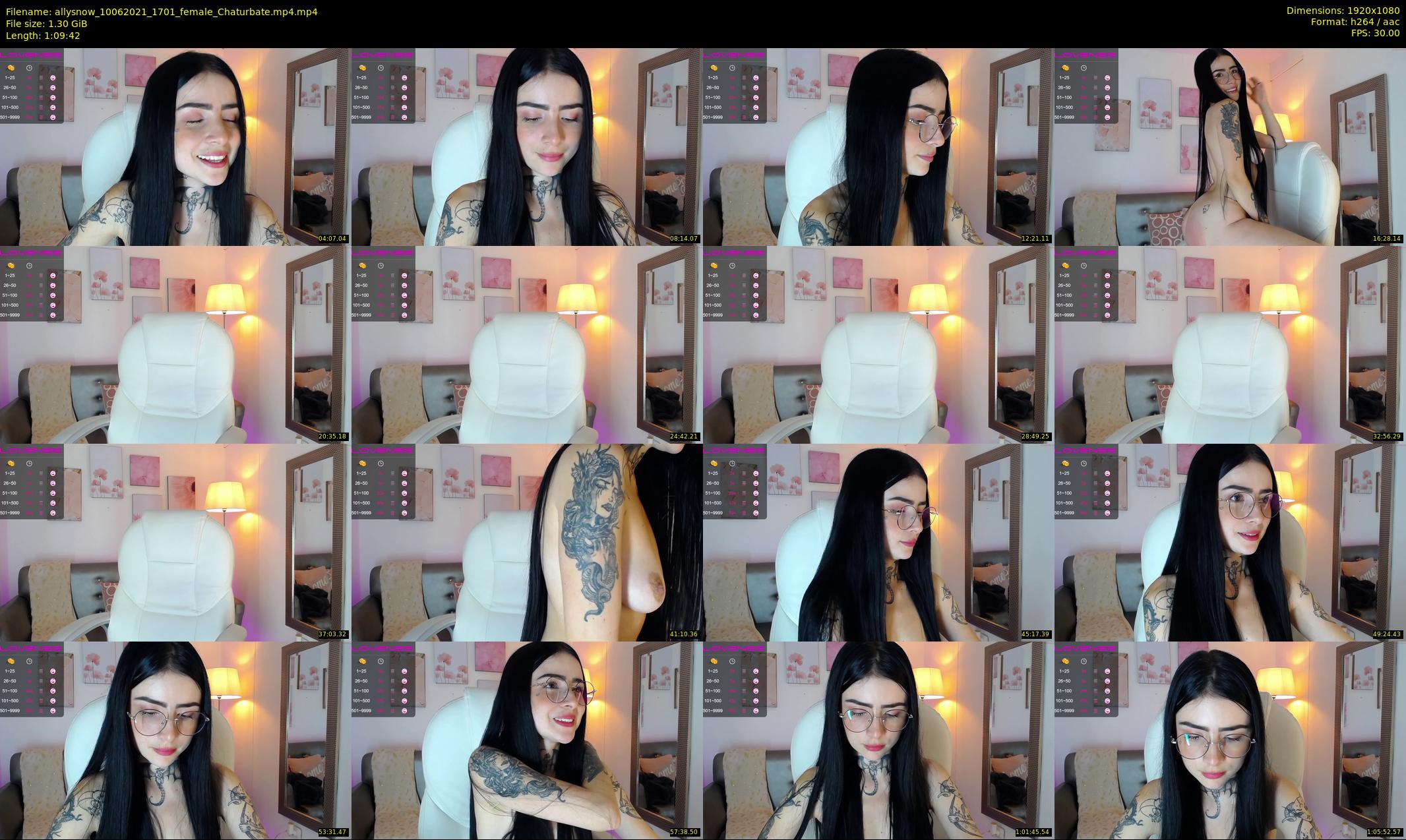 allysnow — 70 minute Chaturbate female cam show recording, 1080p, Jun 10, 2021