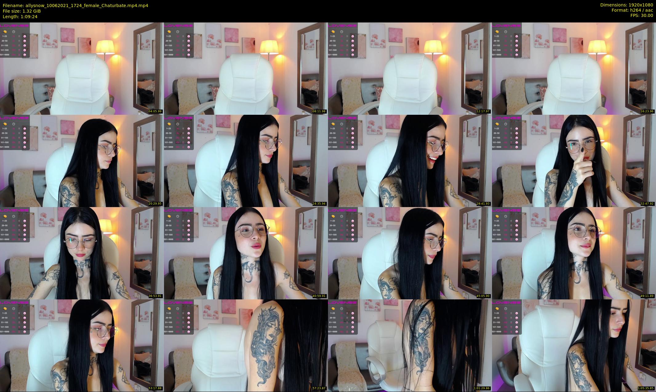 allysnow — 70 minute Chaturbate female cam show recording, 1080p, Jun 10, 2021