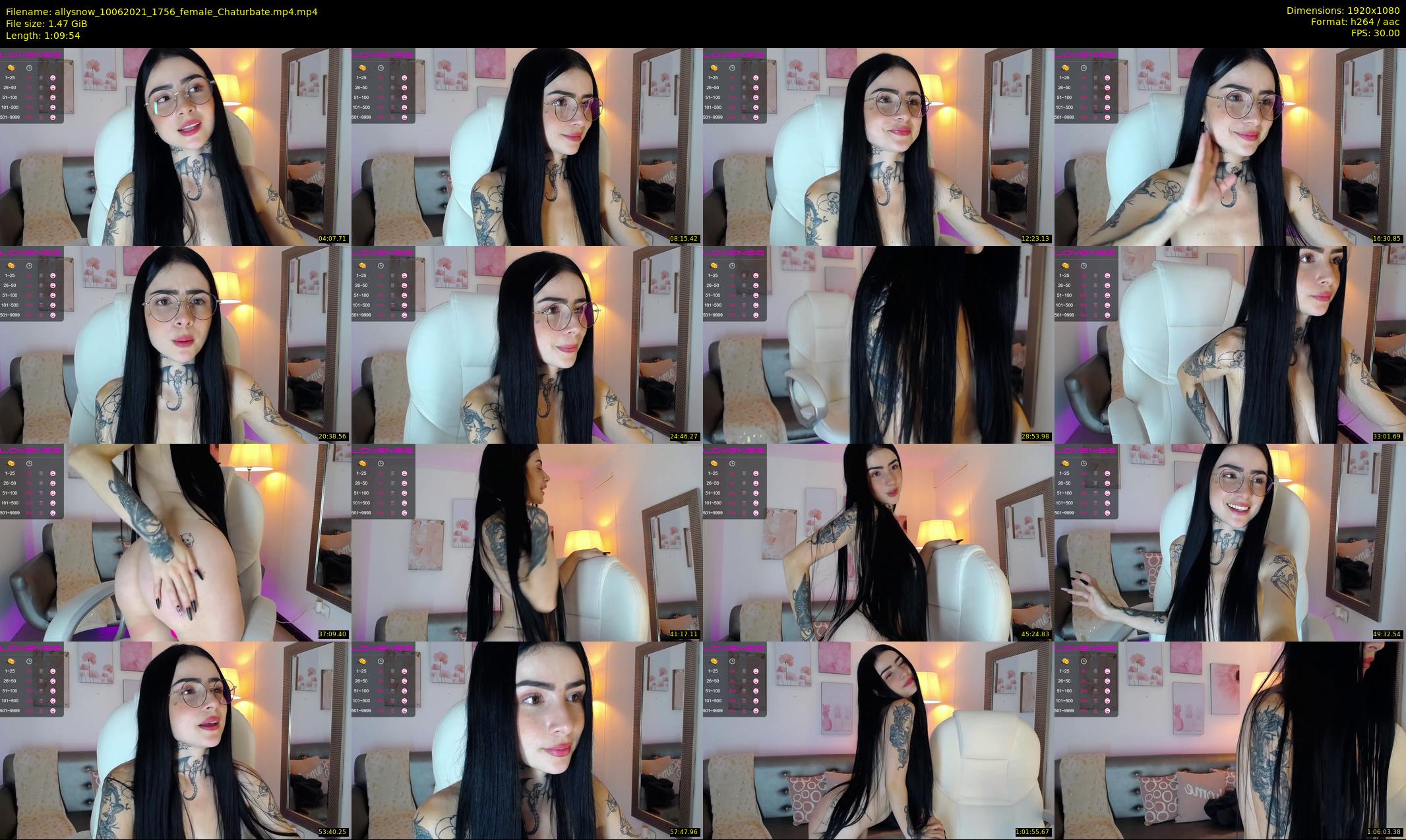 allysnow — 70 minute Chaturbate female cam show recording, 1080p, Jun 10, 2021