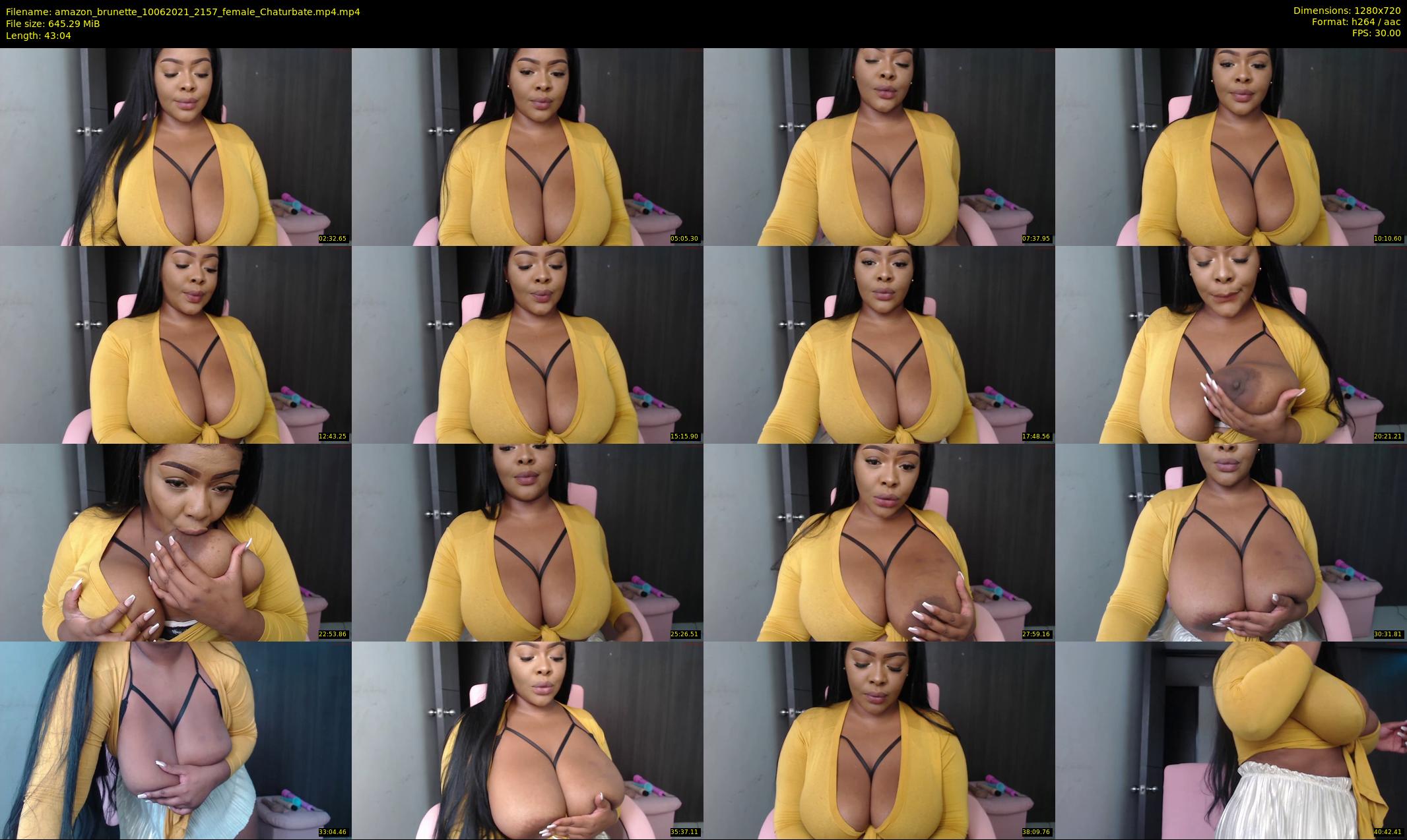 amazon_brunette — 44 minute Chaturbate female cam show recording, 720p, Jun 10, 2021