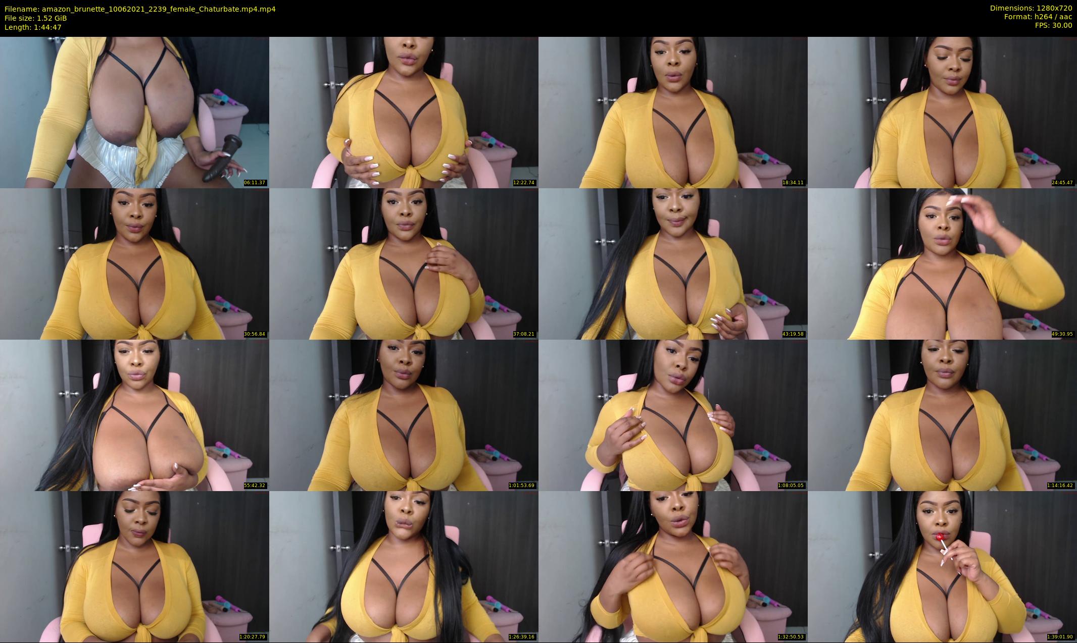 amazon_brunette — 105 minute Chaturbate female cam show recording, 720p, Jun 10, 2021