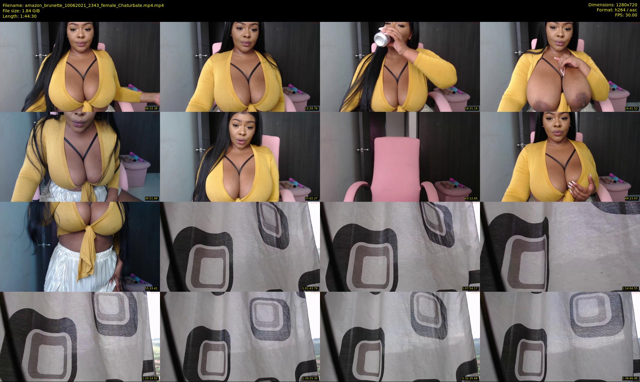 amazon_brunette — 105 minute Chaturbate female cam show recording, 720p, Jun 10, 2021