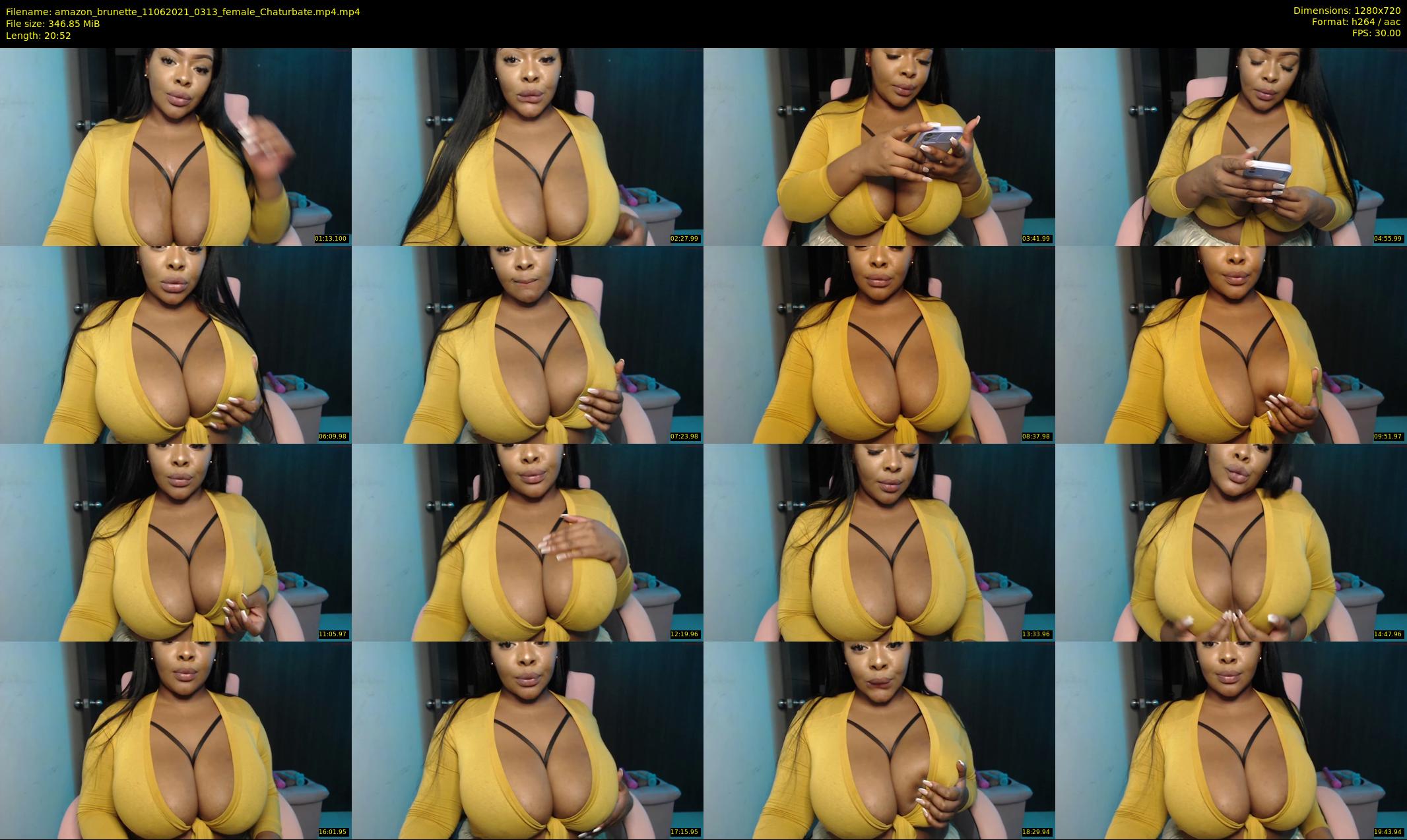 amazon_brunette — 21 minute Chaturbate female cam show recording, 720p, Jun 11, 2021