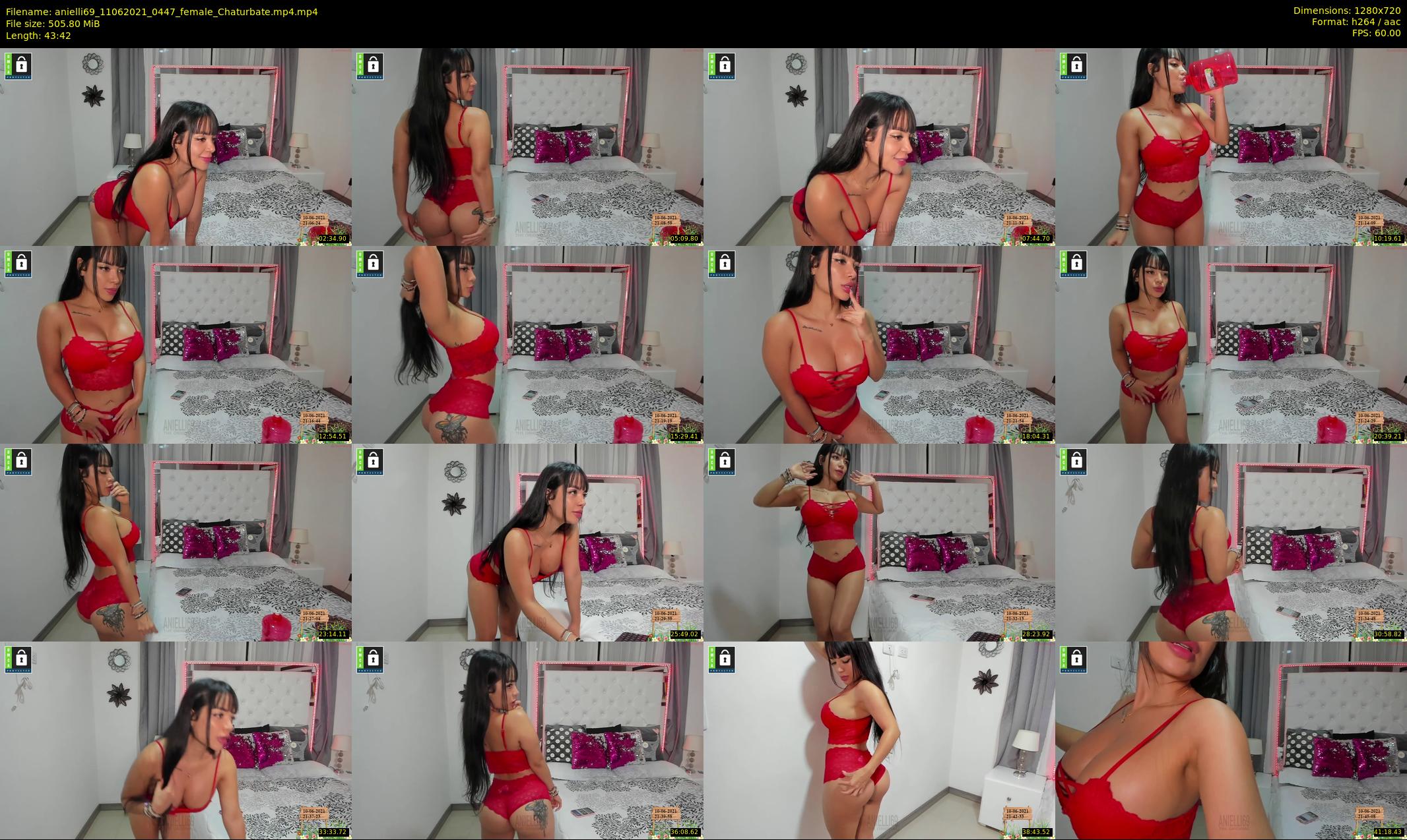 anielli69 — 44 minute Chaturbate female cam show recording, 720p, Jun 11, 2021