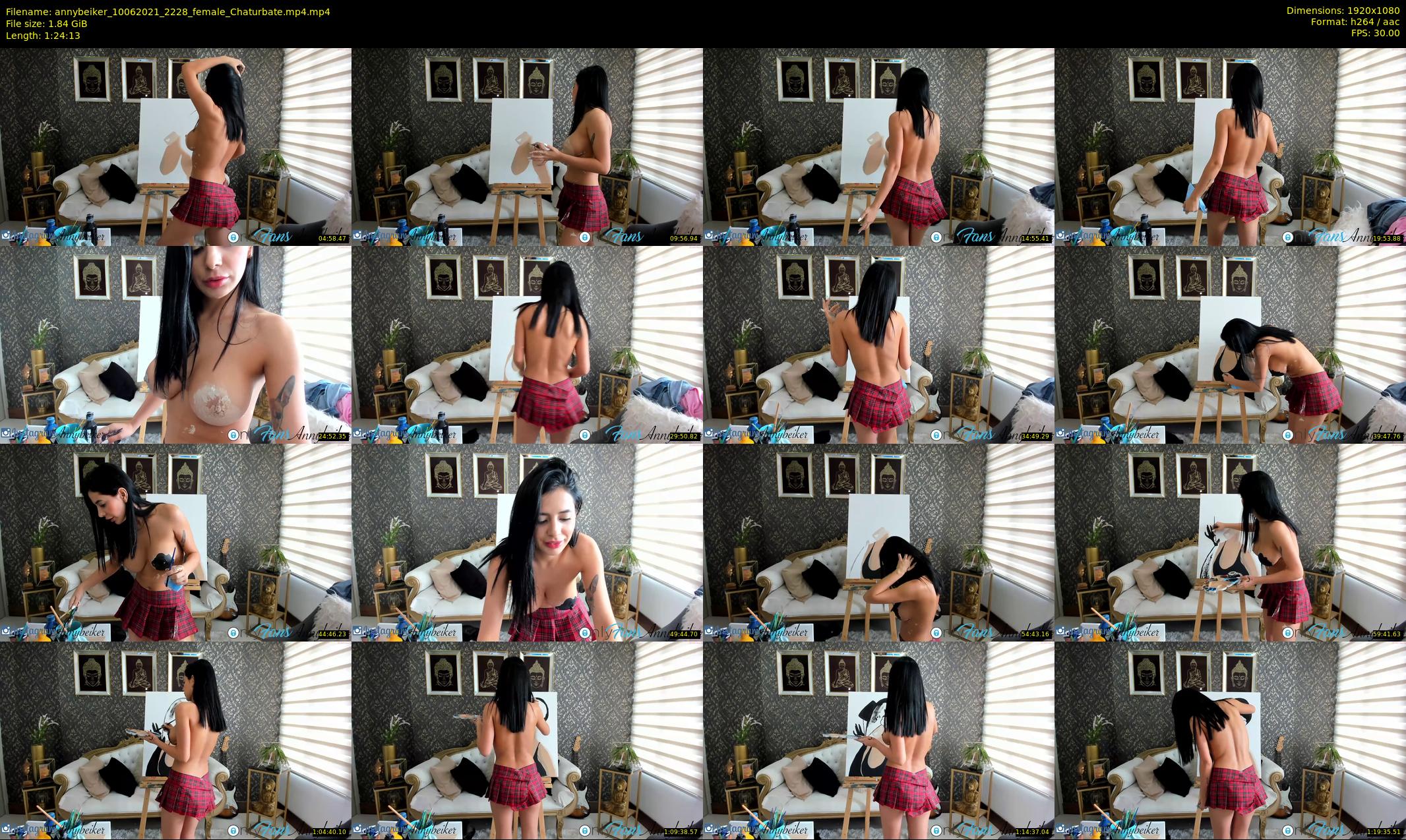 annybeiker — 85 minute Chaturbate female cam show recording, 1080p, Jun 10, 2021