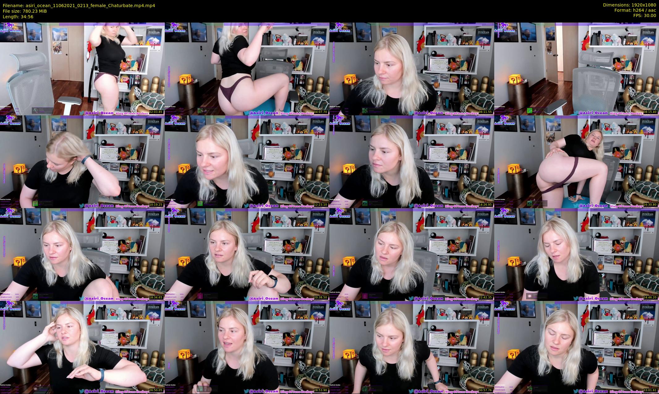 asiri_ocean — 35 minute Chaturbate female cam show recording, 1080p, Jun 11, 2021