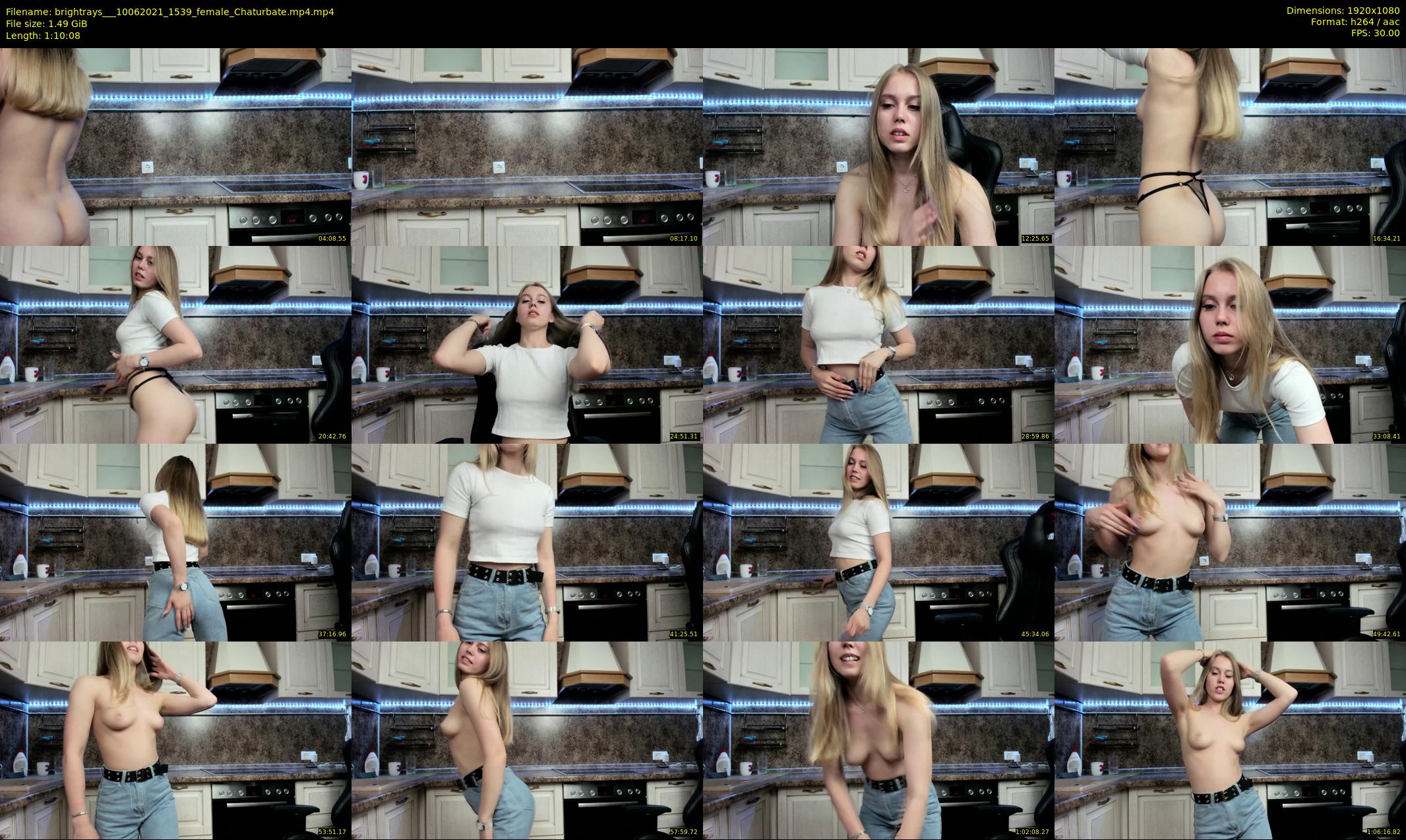 brightrays__ — 71 minute Chaturbate female cam show recording, 1080p, Jun 10, 2021
