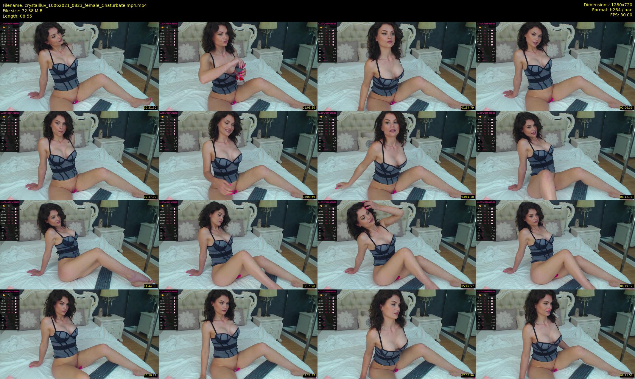 crystallluv — 9 minute Chaturbate female cam show recording, 720p, Jun 10, 2021