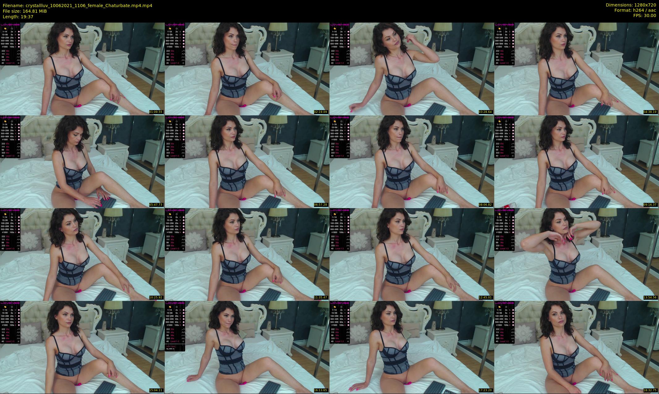 crystallluv — 20 minute Chaturbate female cam show recording, 720p, Jun 10, 2021