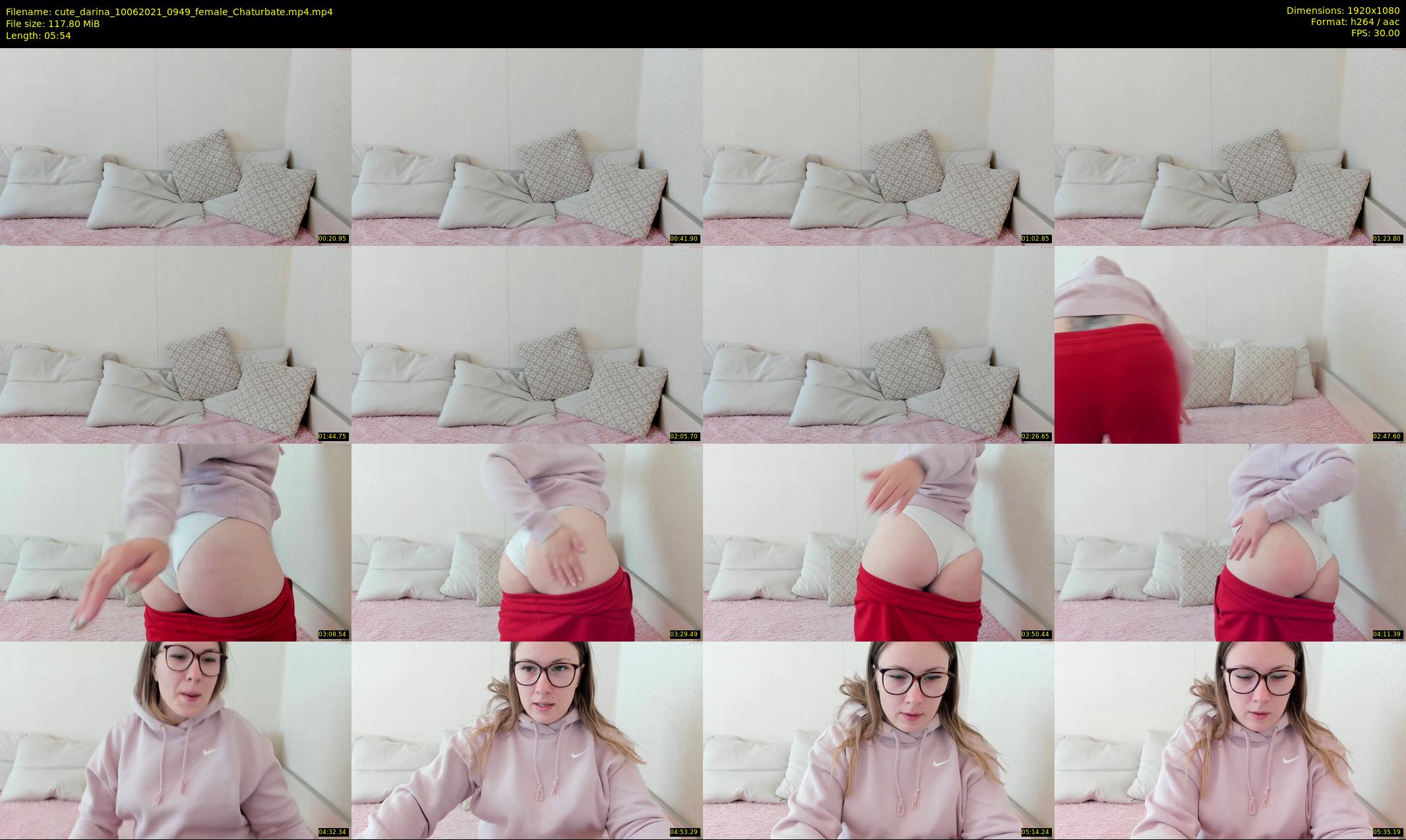 cute_darina — 6 minute Chaturbate female cam show recording, 1080p, Jun 10, 2021