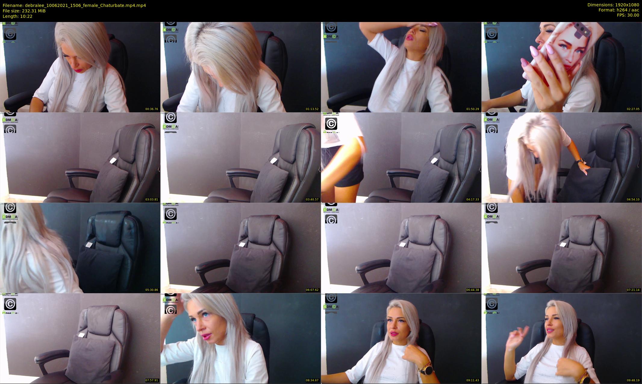 debralee — 11 minute Chaturbate female cam show recording, 1080p, Jun 10, 2021