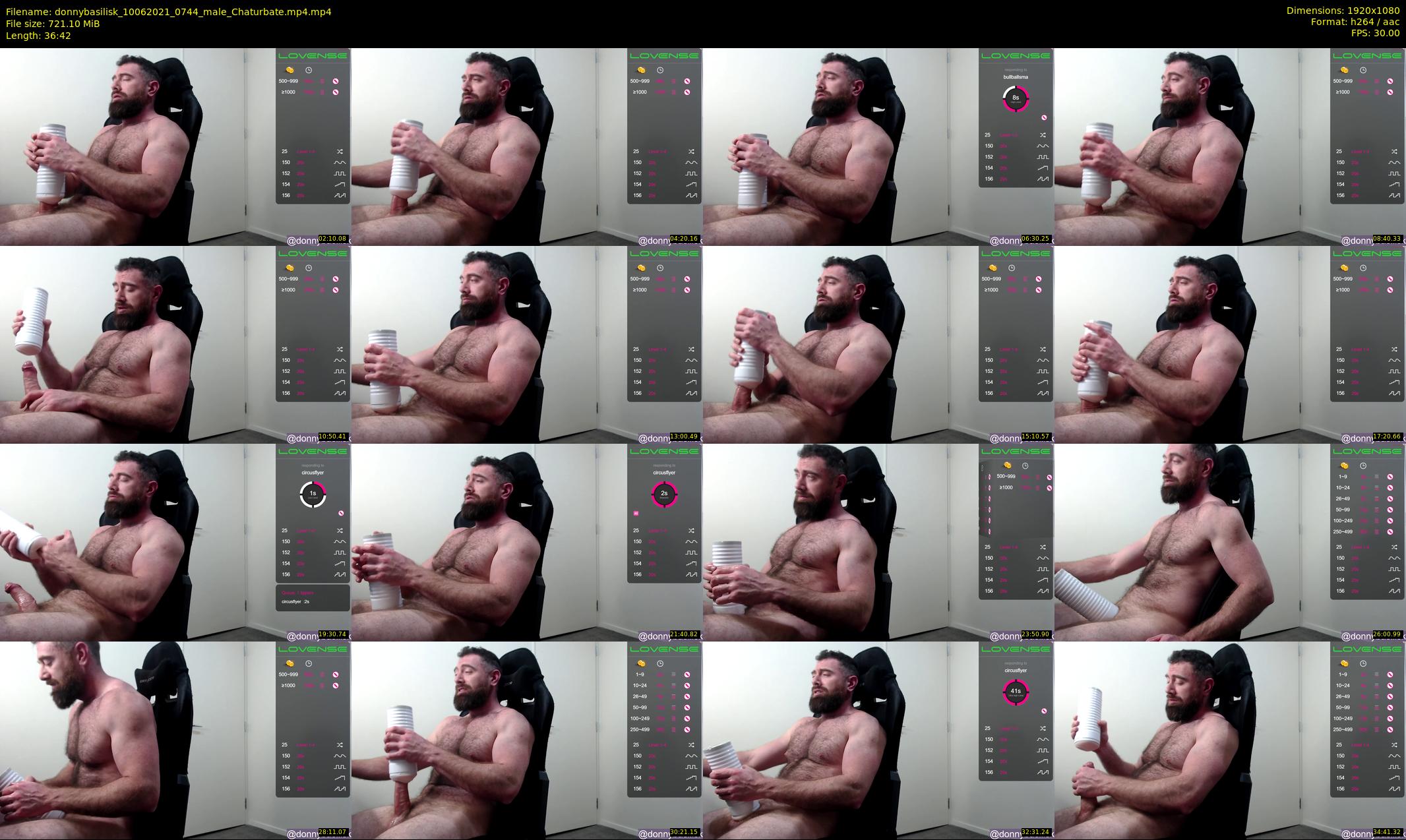 donnybasilisk — 37 minute Chaturbate male cam show recording, 1080p, Jun 10, 2021