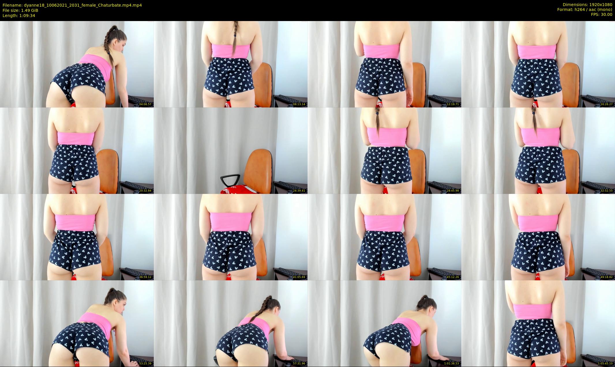 dyanne18 — 70 minute Chaturbate female cam show recording, 1080p, Jun 10, 2021