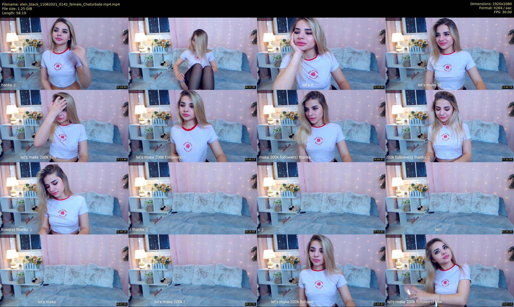 elen_black — 59 minute Chaturbate female cam show recording, 1080p, Jun 11, 2021
