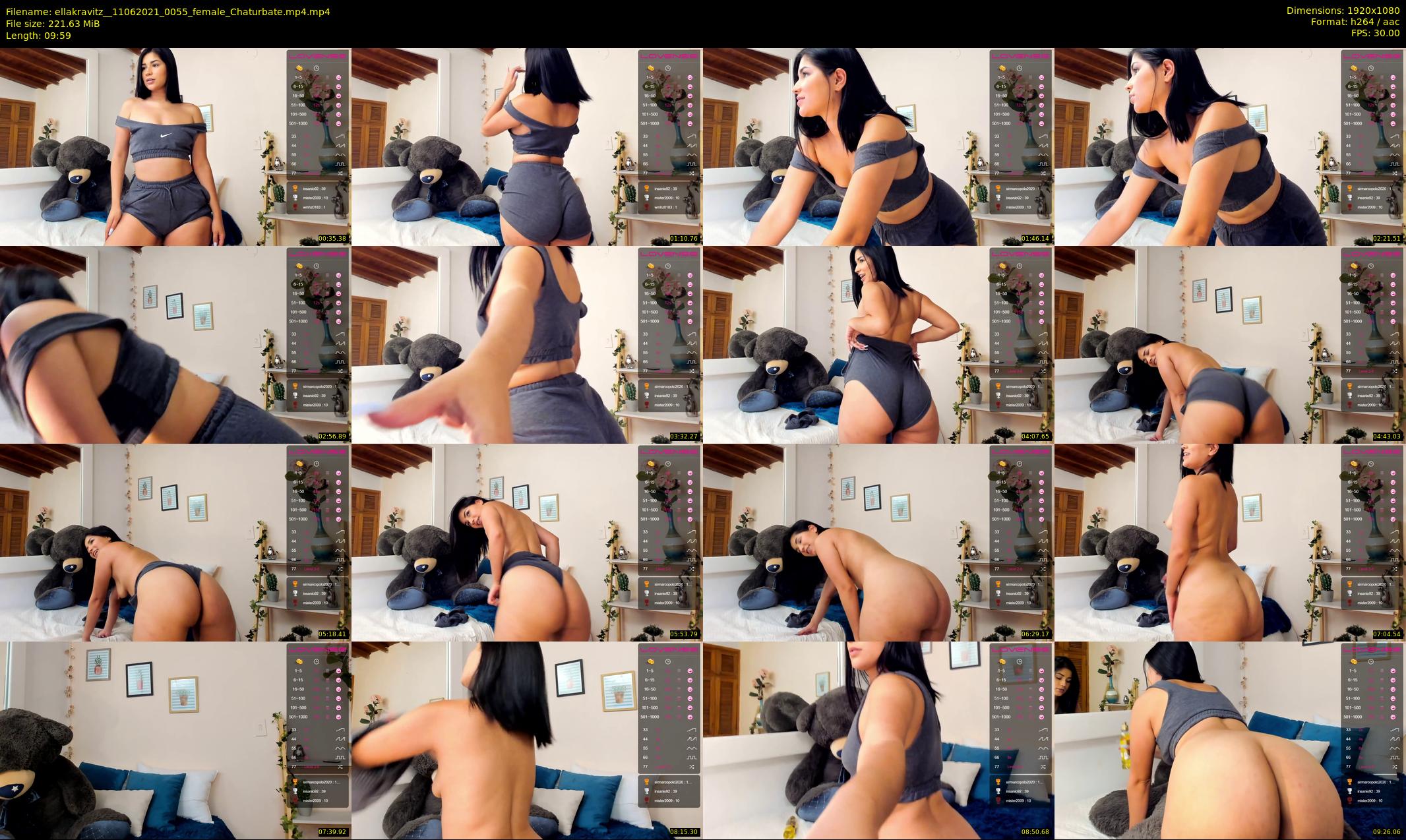 ellakravitz_ — 10 minute Chaturbate female cam show recording, 1080p, Jun 11, 2021