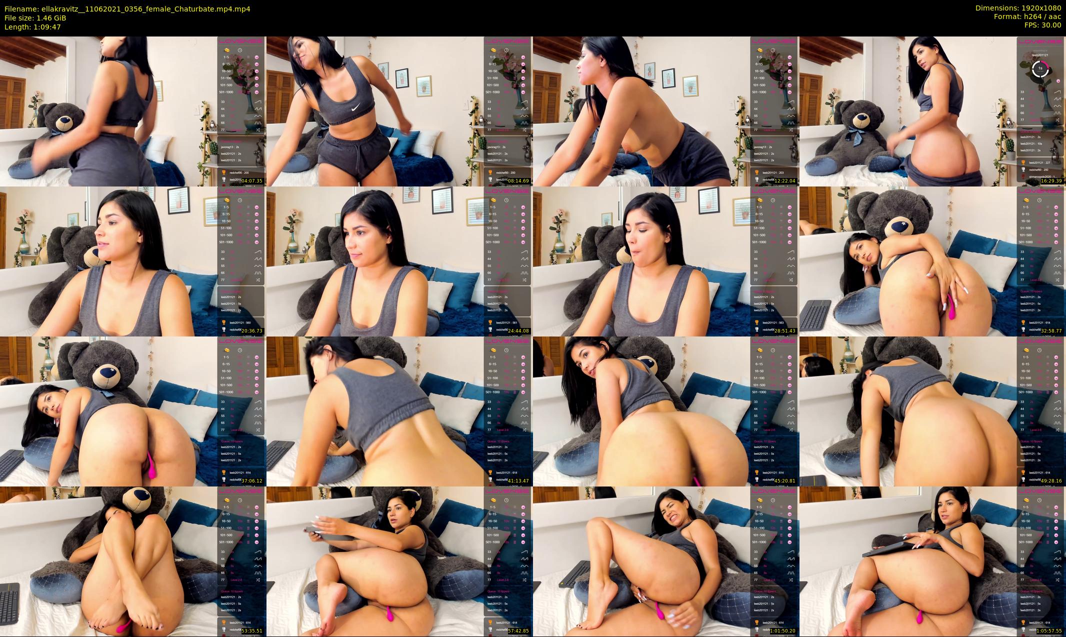 ellakravitz_ — 70 minute Chaturbate female cam show recording, 1080p, Jun 11, 2021