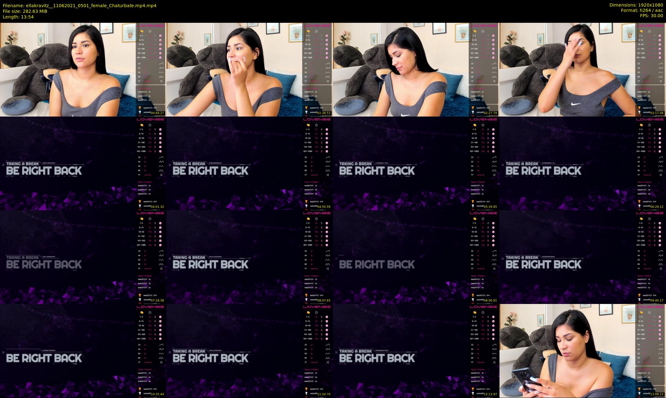 ellakravitz_ — 14 minute Chaturbate female cam show recording, 1080p, Jun 11, 2021
