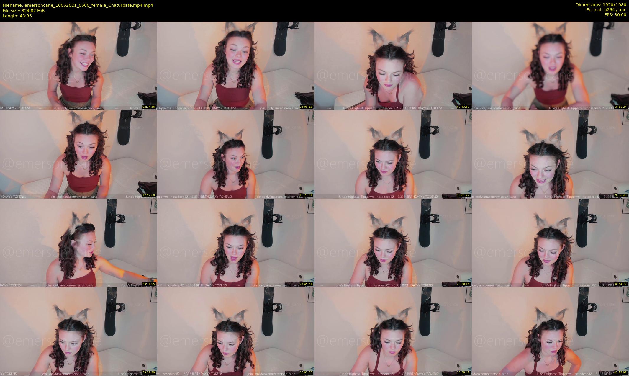 emersoncane — 44 minute Chaturbate female cam show recording, 1080p, Jun 10, 2021