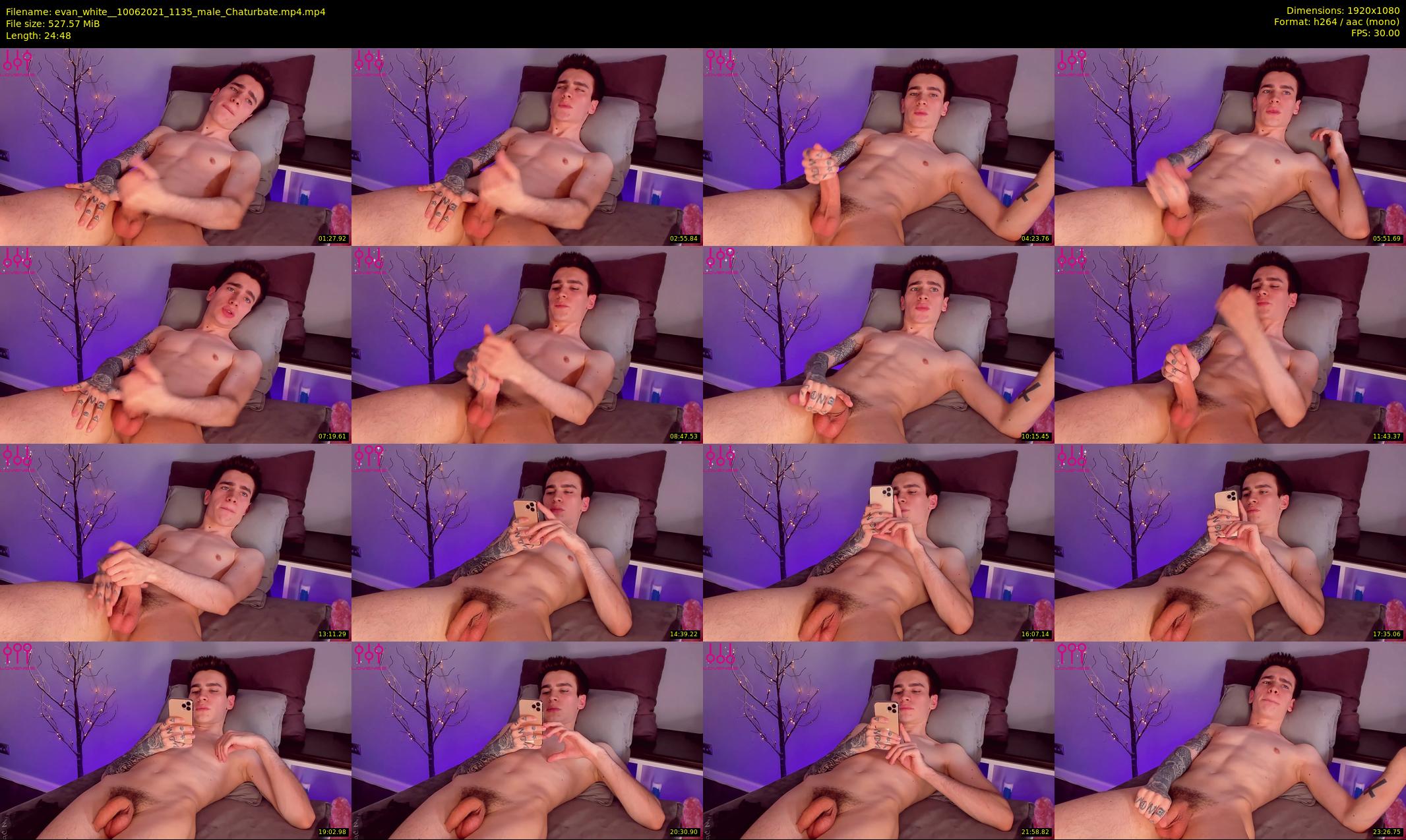 evan_white_ — 25 minute Chaturbate male cam show recording, 1080p, Jun 10, 2021
