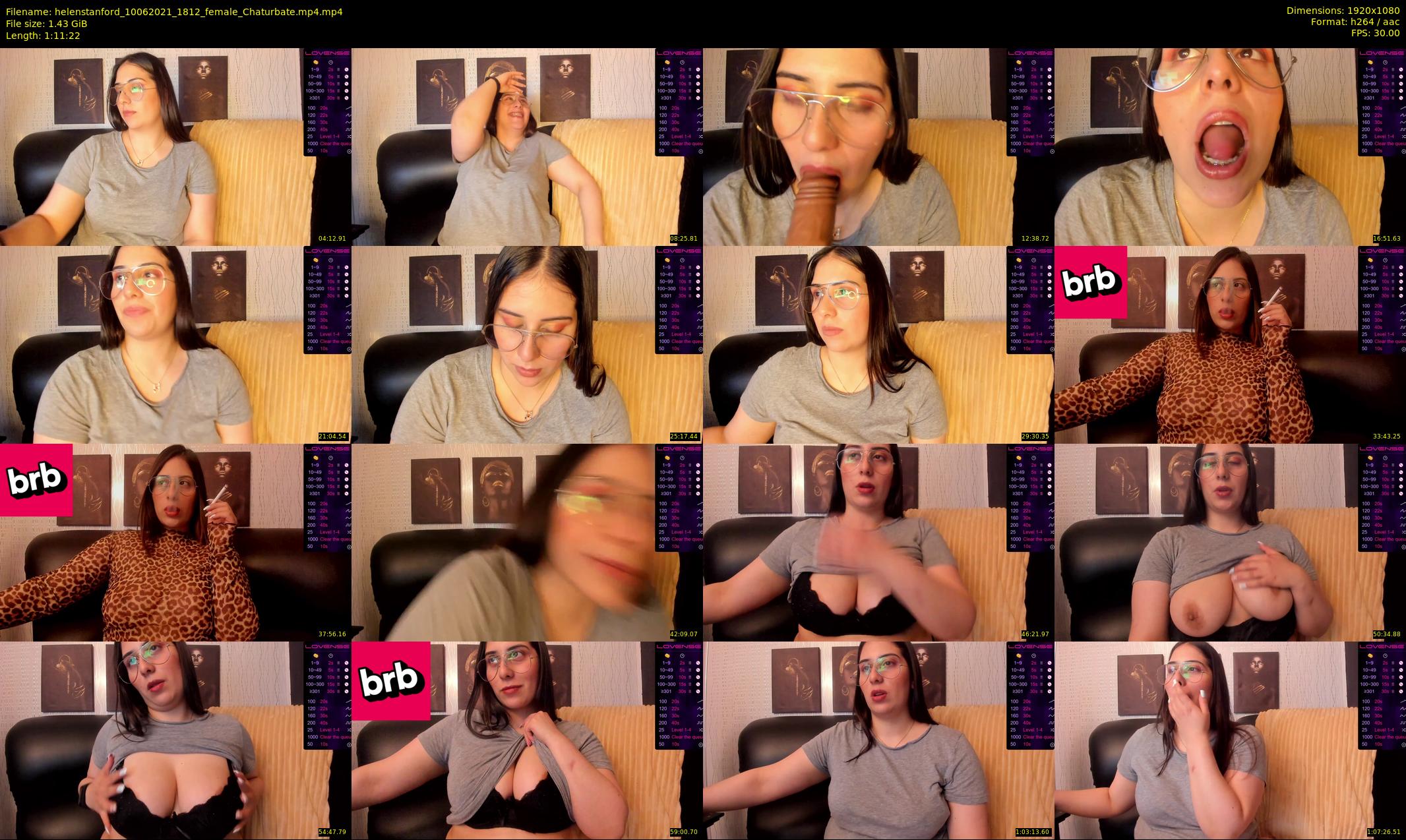 helenstanford — 72 minute Chaturbate female cam show recording, 1080p, Jun 10, 2021