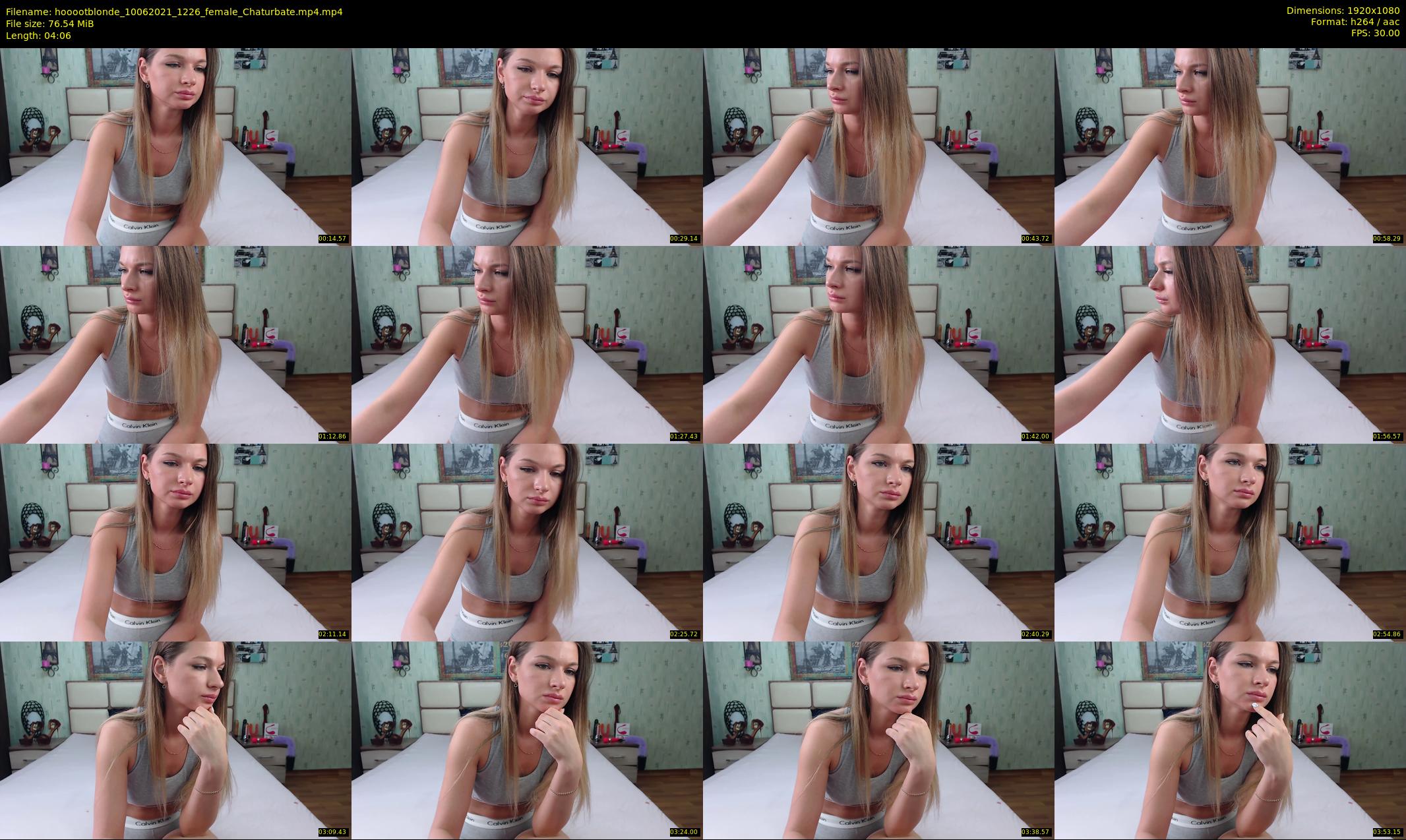 hooootblonde — 5 minute Chaturbate female cam show recording, 1080p, Jun 10, 2021