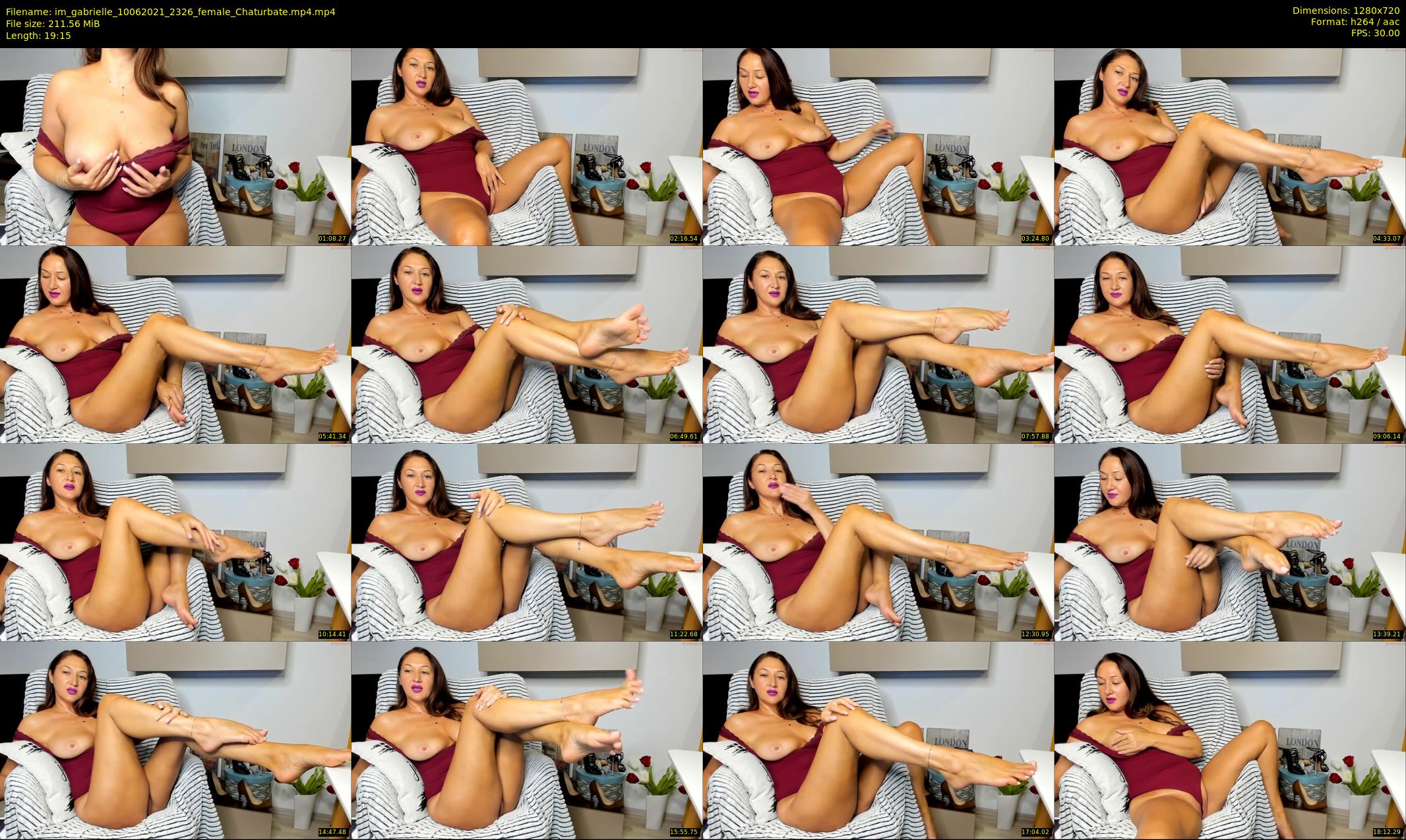 im_gabrielle — 20 minute Chaturbate female cam show recording, 720p, Jun 10, 2021