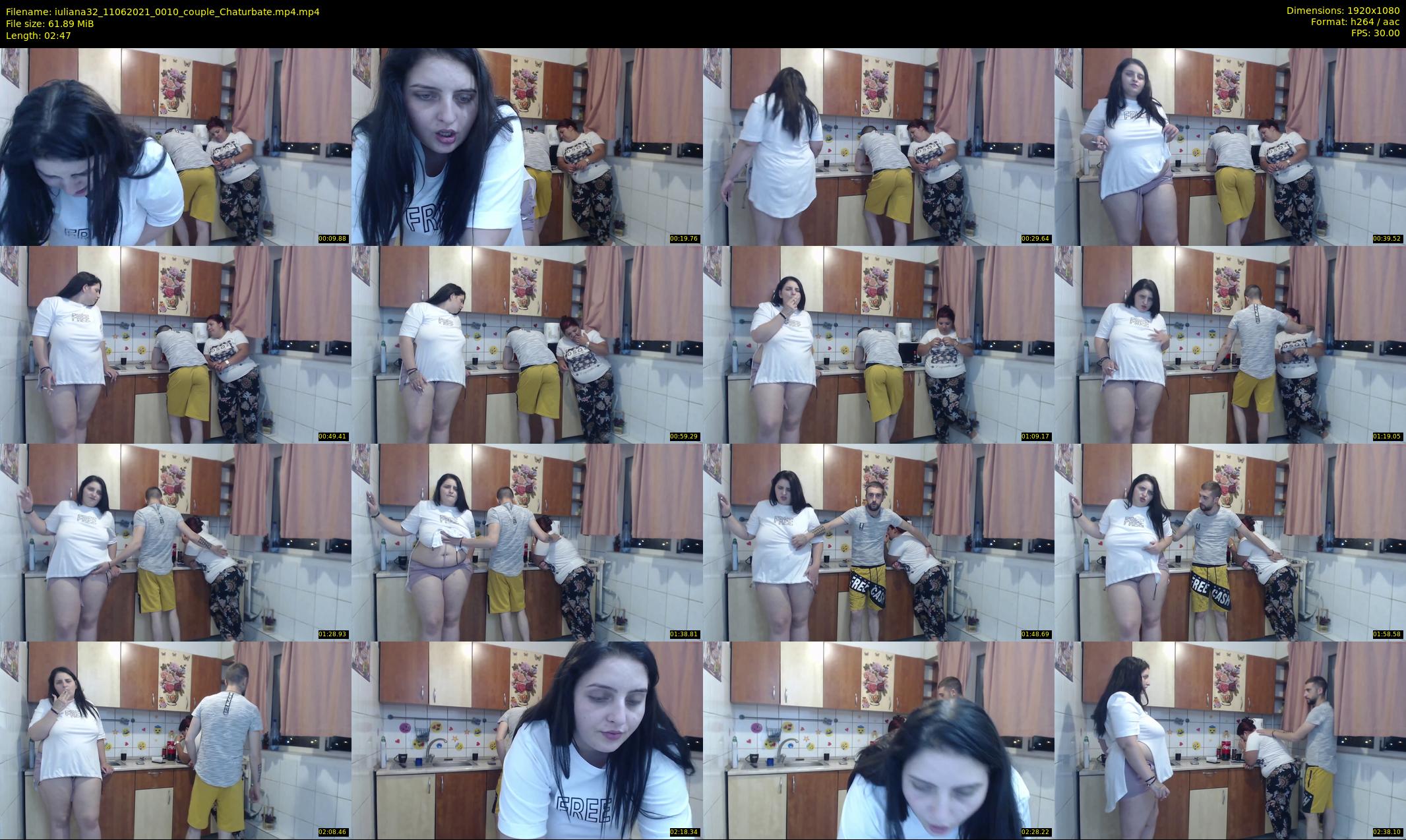 iuliana32 — 3 minute Chaturbate couple cam show recording, 1080p, Jun 11, 2021