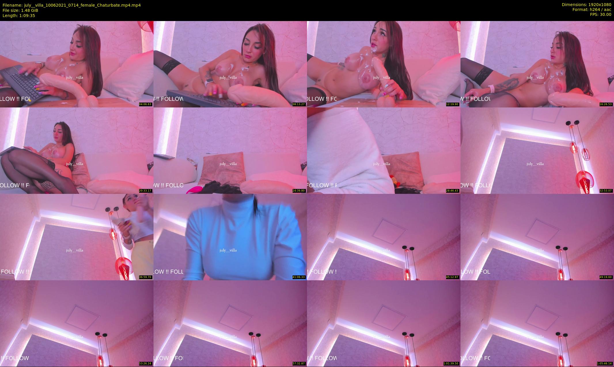 july__villa — 70 minute Chaturbate female cam show recording, 1080p, Jun 10, 2021