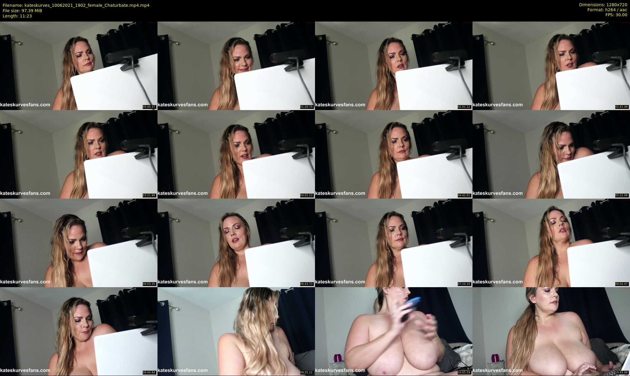 kateskurves — 12 minute Chaturbate female cam show recording, 720p, Jun 10, 2021