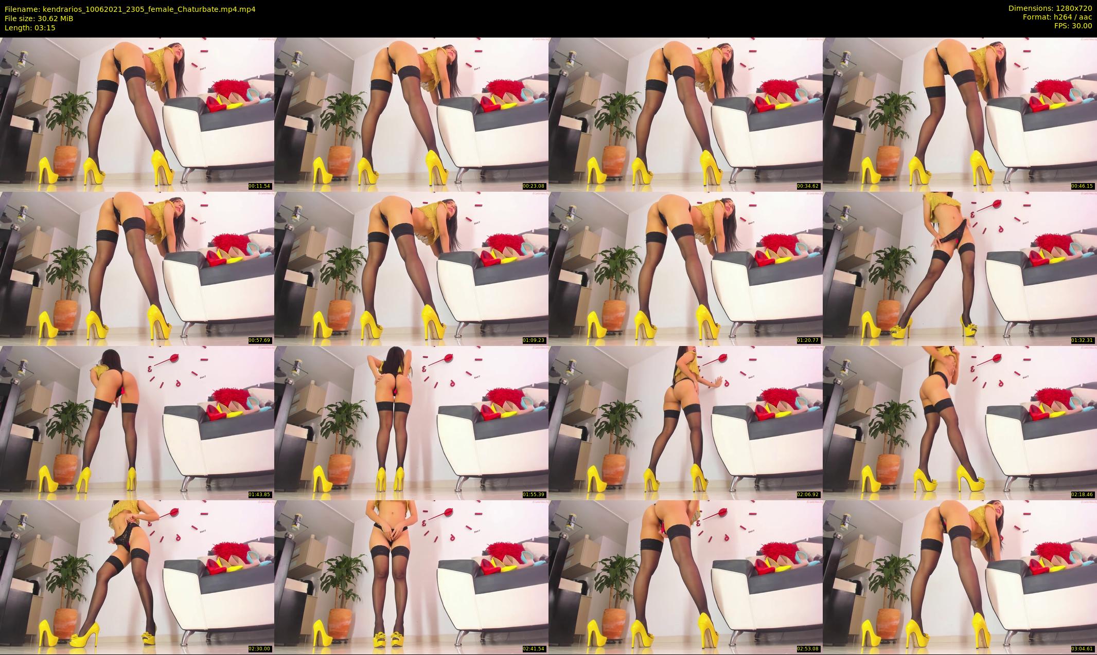 kendrarios — 4 minute Chaturbate female cam show recording, 720p, Jun 10, 2021
