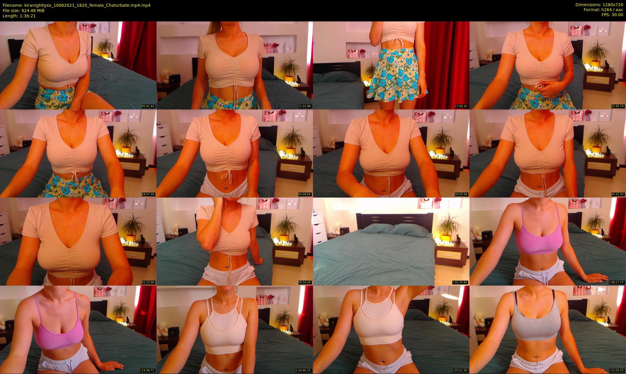 kiranightlyxo — 97 minute Chaturbate female cam show recording, 720p, Jun 10, 2021