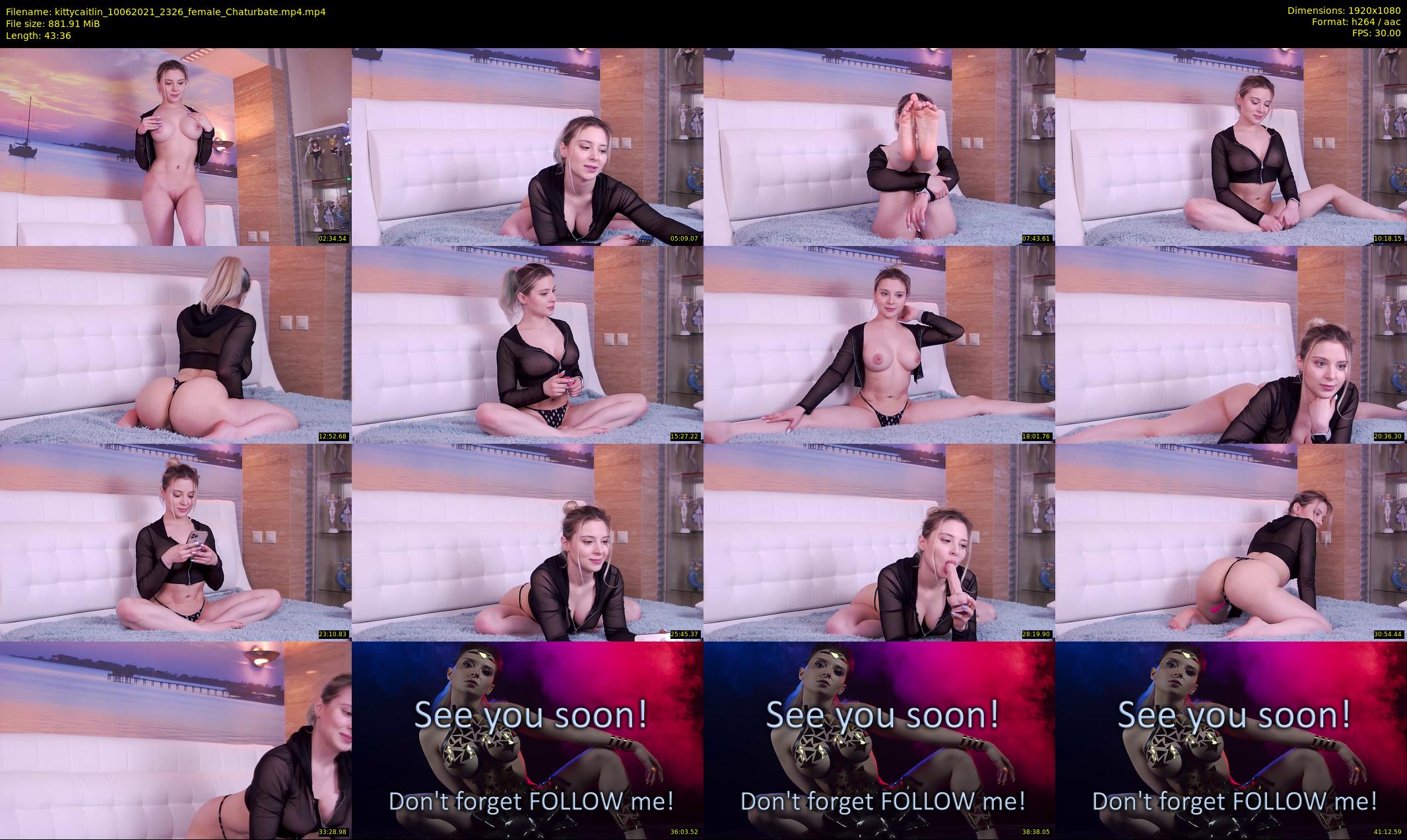 kittycaitlin — 44 minute Chaturbate female cam show recording, 1080p, Jun 10, 2021