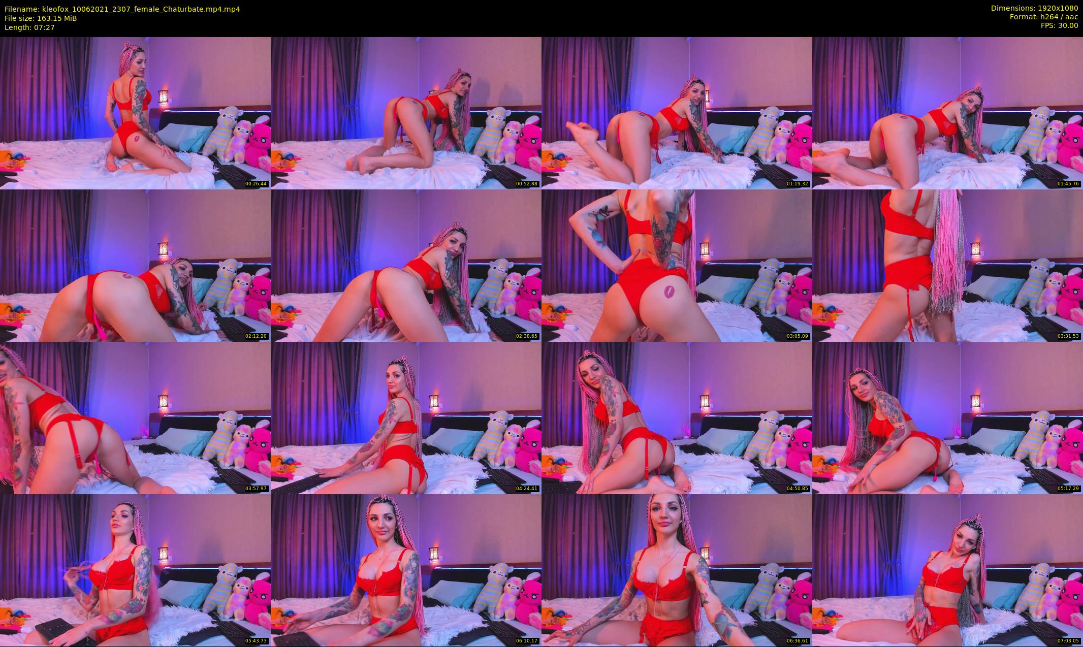 kleofox — 8 minute Chaturbate female cam show recording, 1080p, Jun 10, 2021