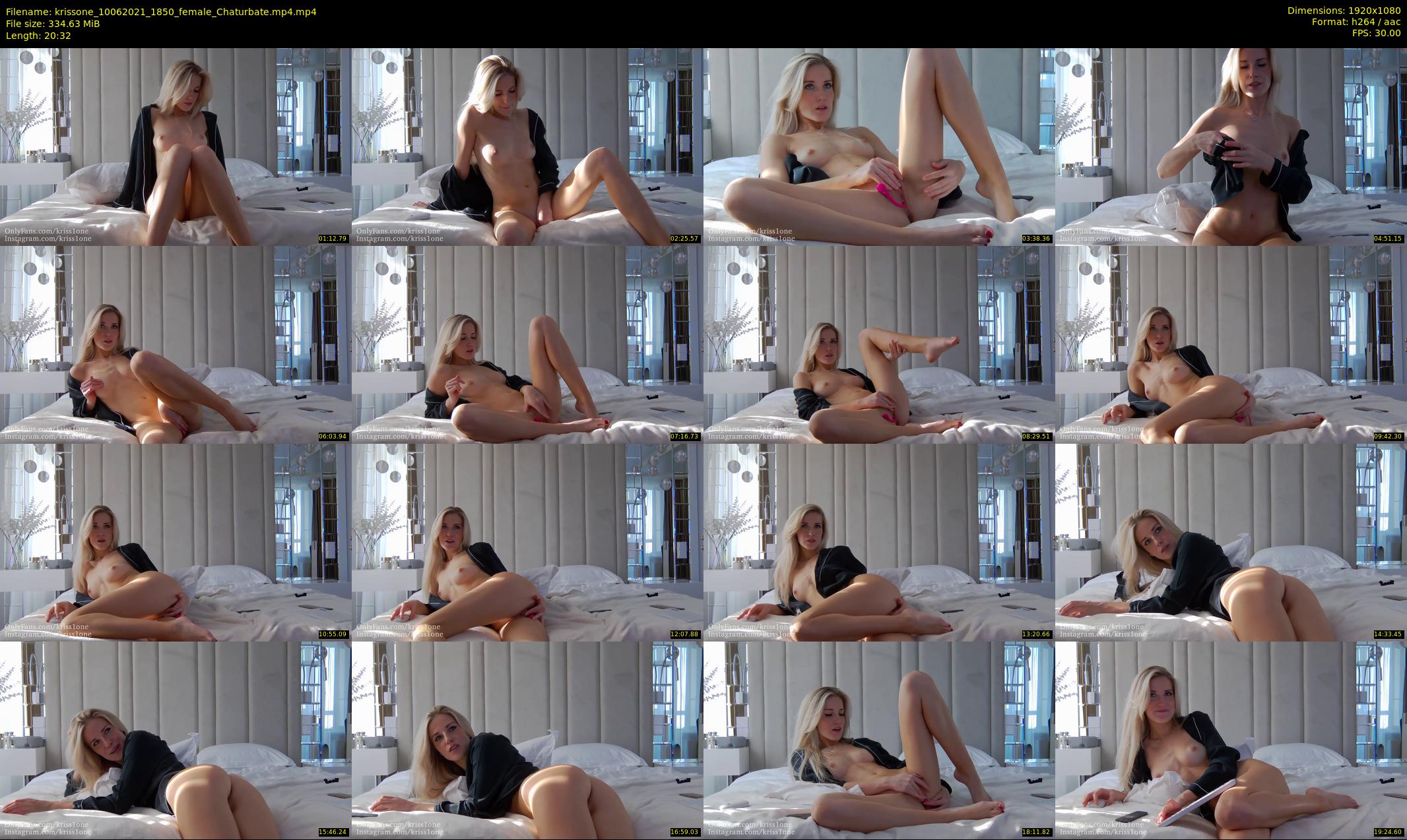 krissone — 21 minute Chaturbate female cam show recording, 1080p, Jun 10, 2021