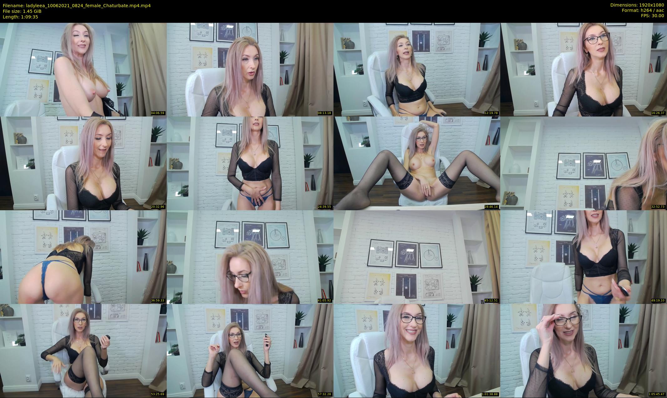 ladyleea — 70 minute Chaturbate female cam show recording, 1080p, Jun 10, 2021