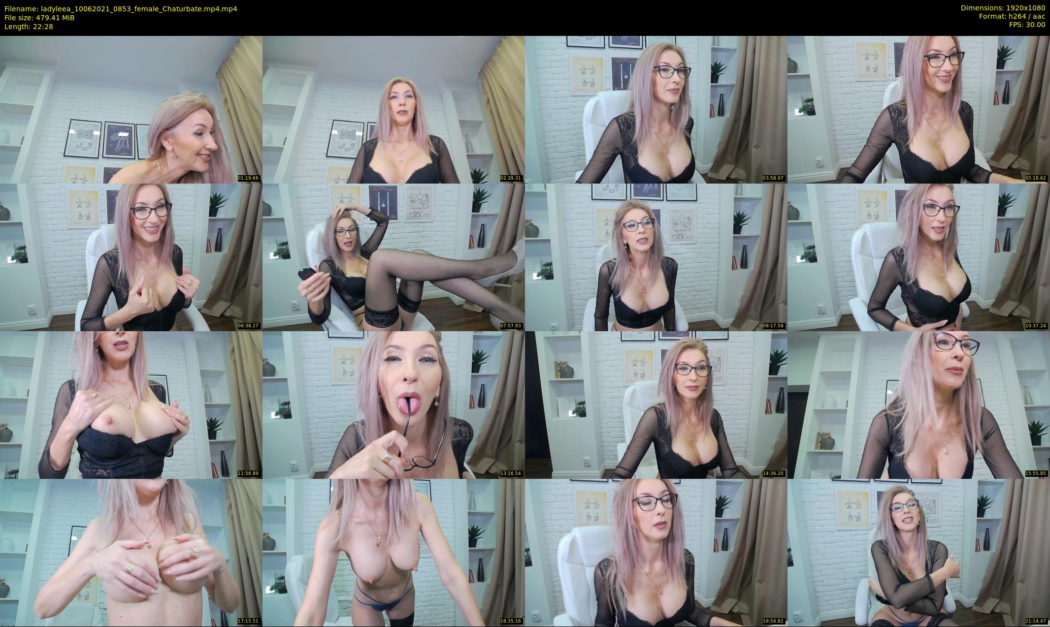 ladyleea — 23 minute Chaturbate female cam show recording, 1080p, Jun 10, 2021