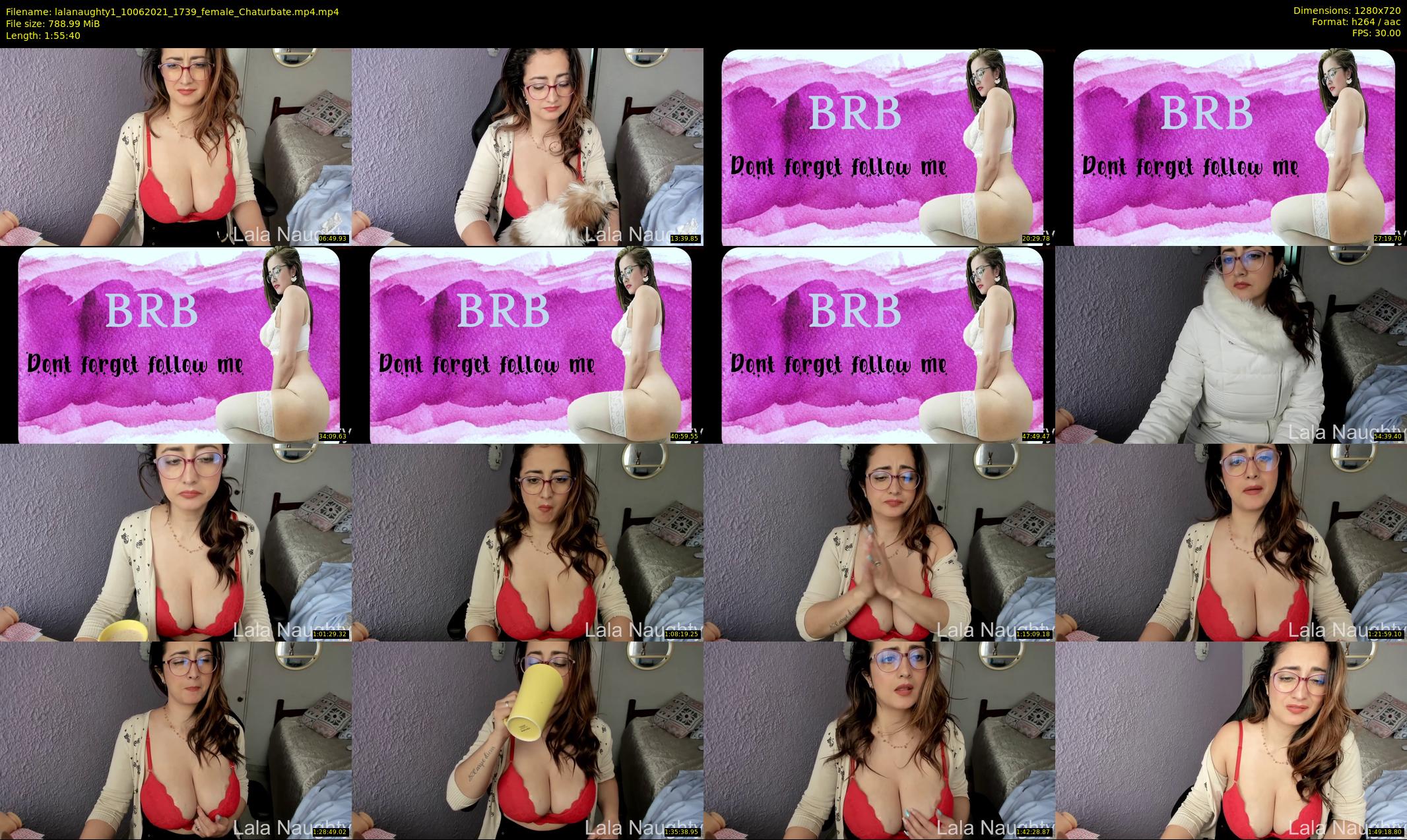 lalanaughty1 — 116 minute Chaturbate female cam show recording, 720p, Jun 10, 2021