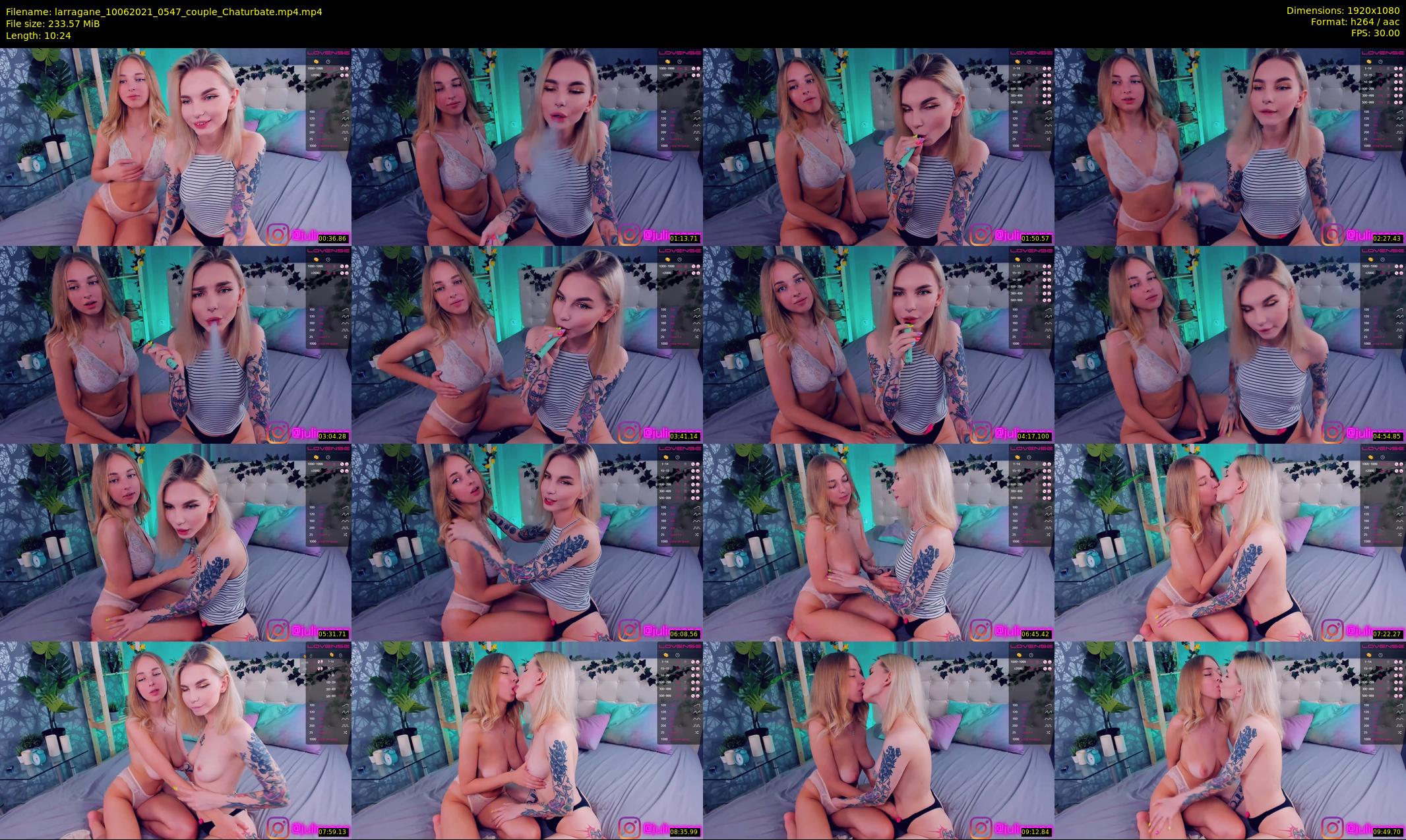 larragane — 11 minute Chaturbate couple cam show recording, 1080p, Jun 10, 2021