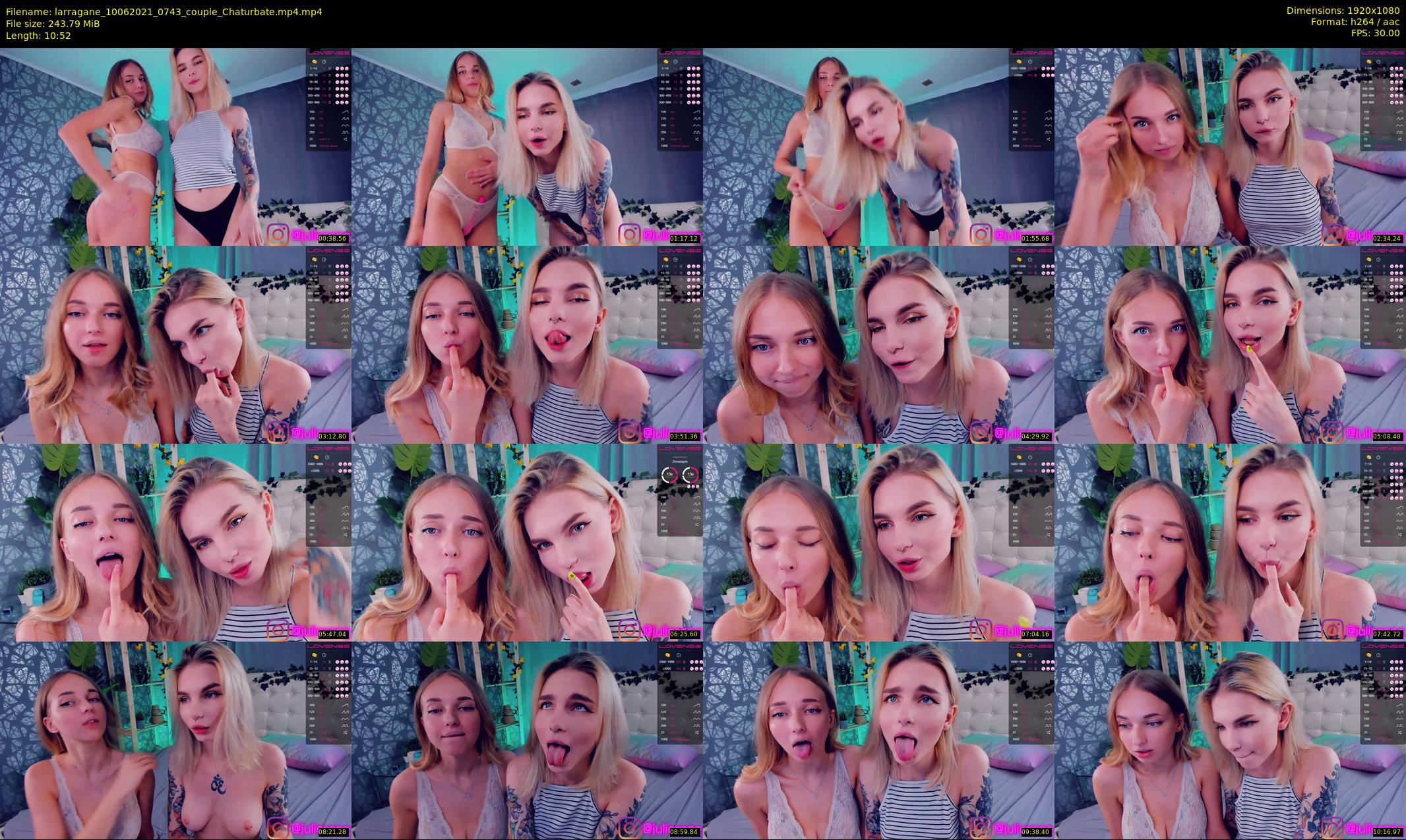 larragane — 11 minute Chaturbate couple cam show recording, 1080p, Jun 10, 2021