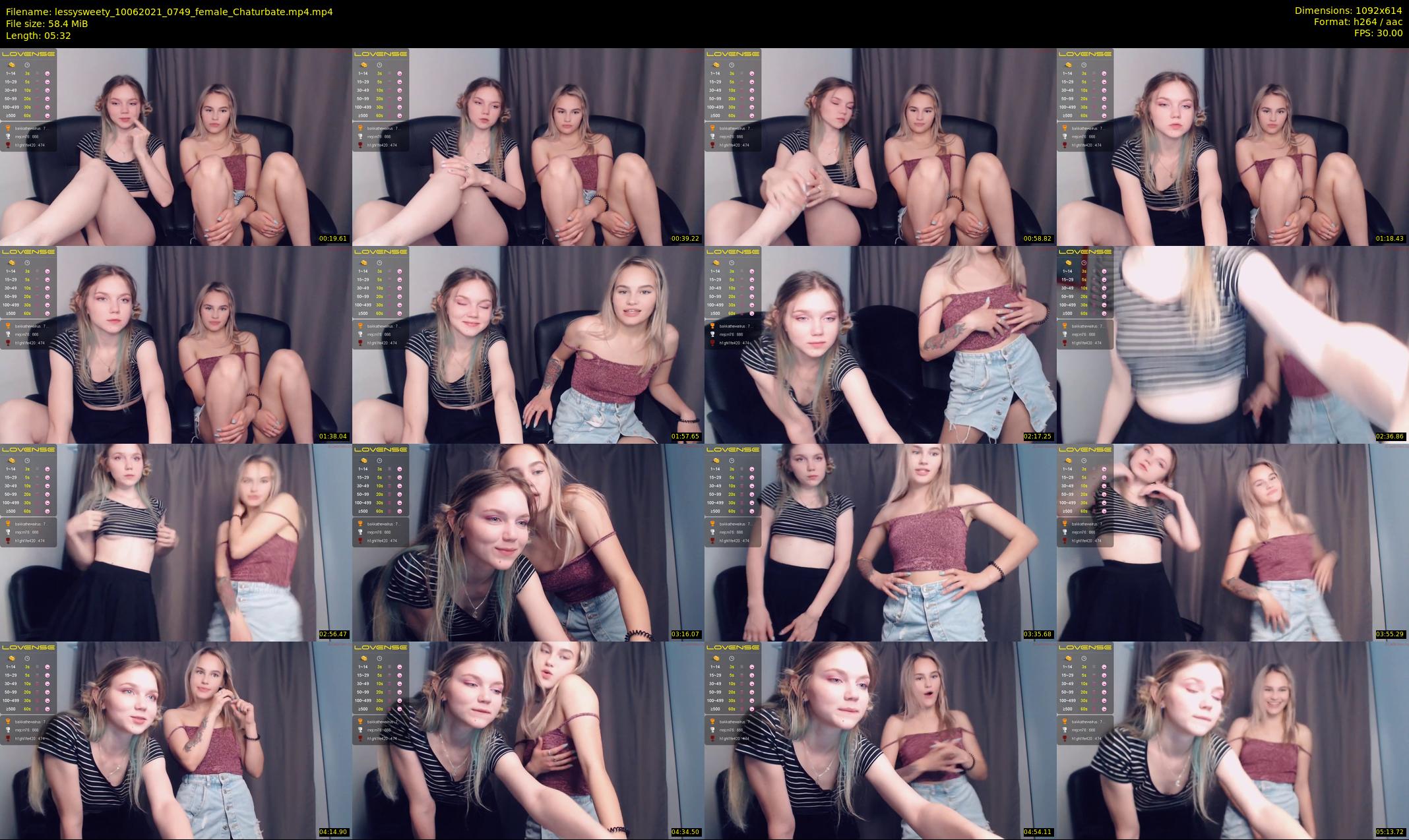 lessysweety — 6 minute Chaturbate female cam show recording, 480p, Jun 10, 2021